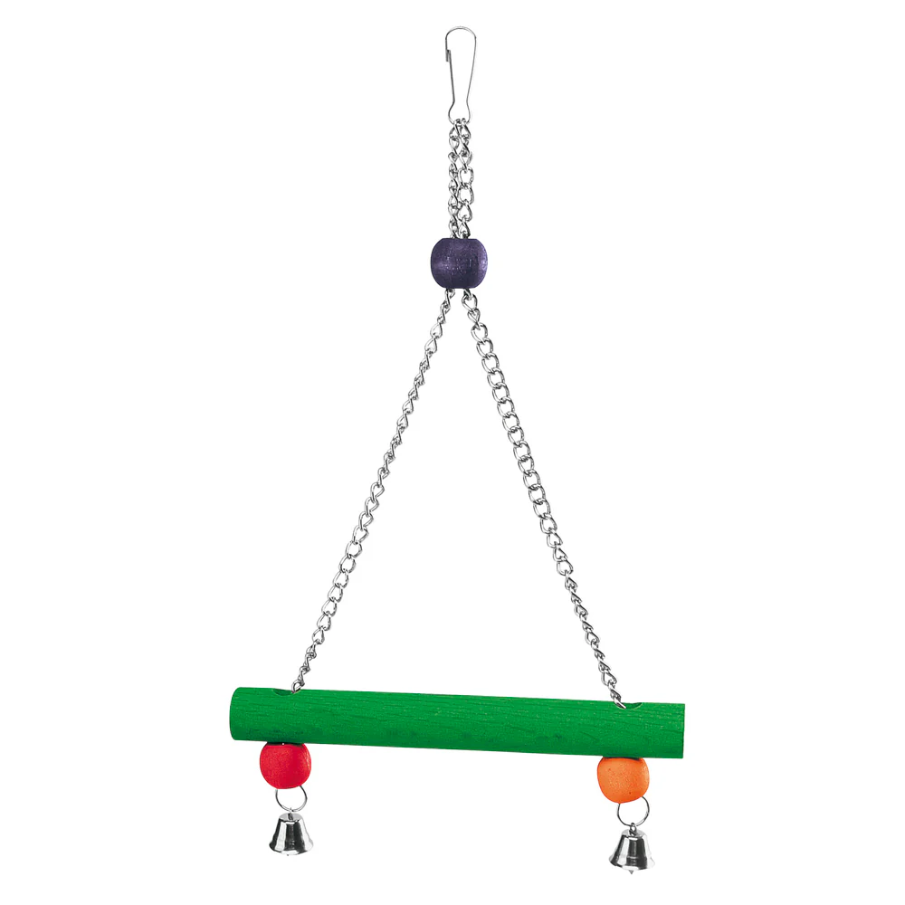 Ferplast Pa 4098 Renkli Ahşap Papağan Salıncağı 20 x 37 Cm