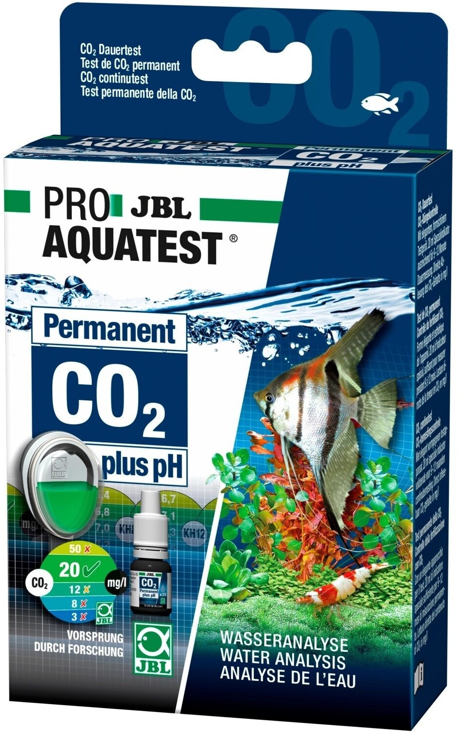 Jbl Pro Aquatest Permanent Co2 Plus pH / Karbondioksit Test Kiti 4014162241382