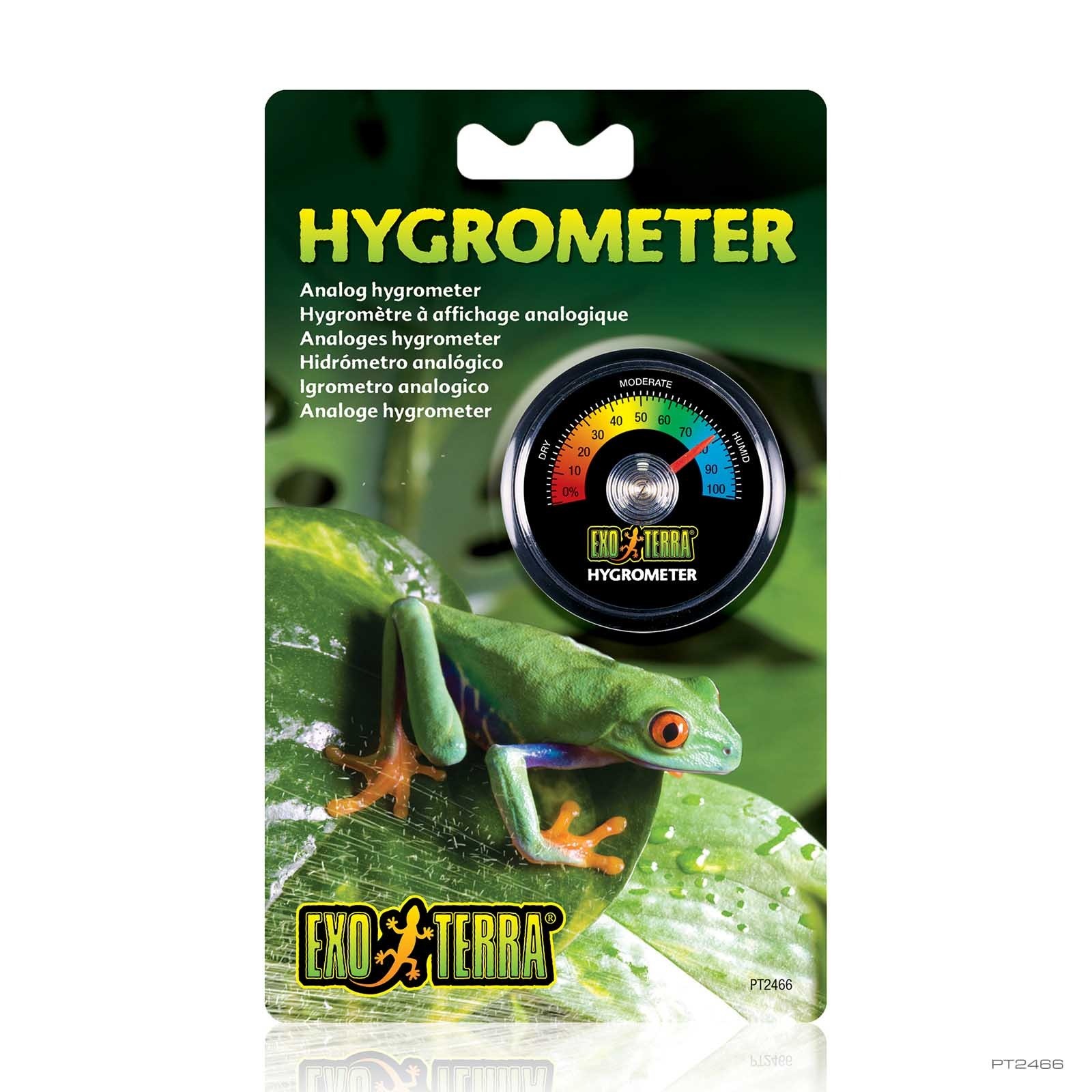 Exo Terra Analog Hygrometre Nem Ölçer 015561224666