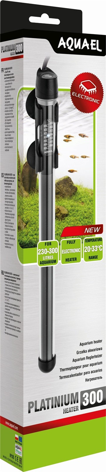 Aquael Platinium Heater 300 W Akvaryum Isıtıcısı 5905546314534