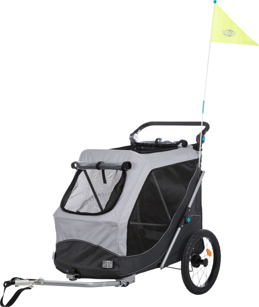 Trixie Bisiklet Römorku Köpekler İçin L Gri - 74 x 95 x 103 Cm - 143 Cm 4011905127989
