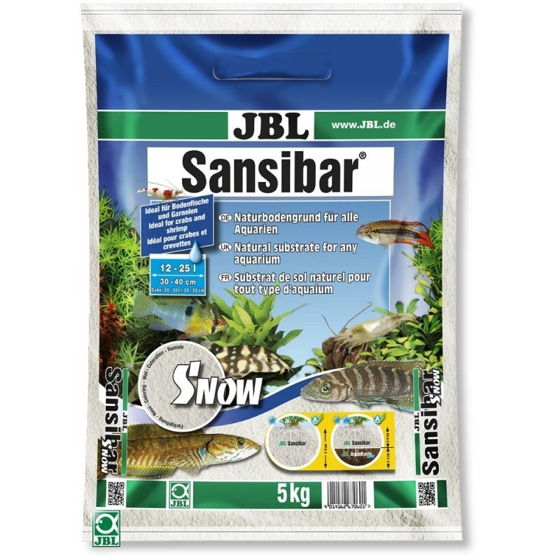 Jbl Sansibar Snow Akvaryum Kum Kar Beyazı 0.2 - 0.6 Mm / 5 Kg