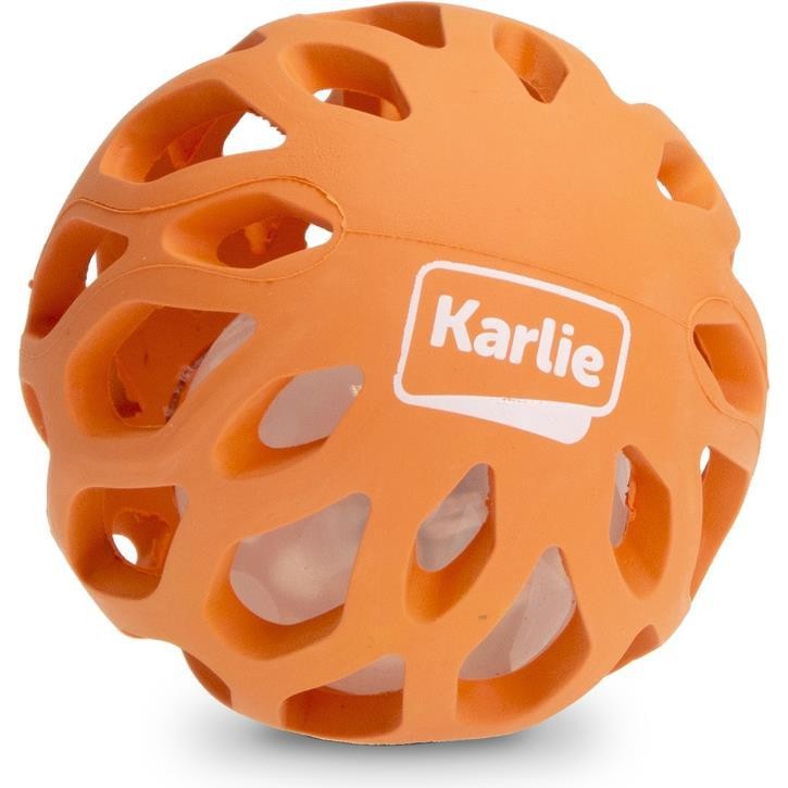 Karlie Kauçuk Led Lambalı Top Köpek Oyuncağı 8 Cm 4016598062890