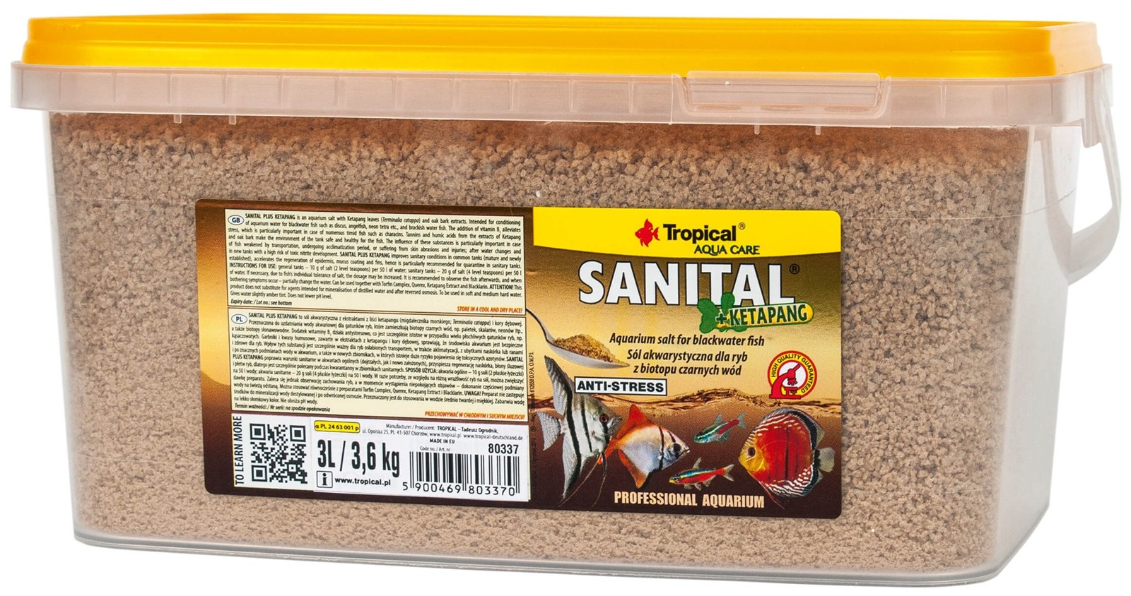 Tropical Sanital Ketapang Akvaryum Tuzu 3 L - 3.6 Kg 5900469803370