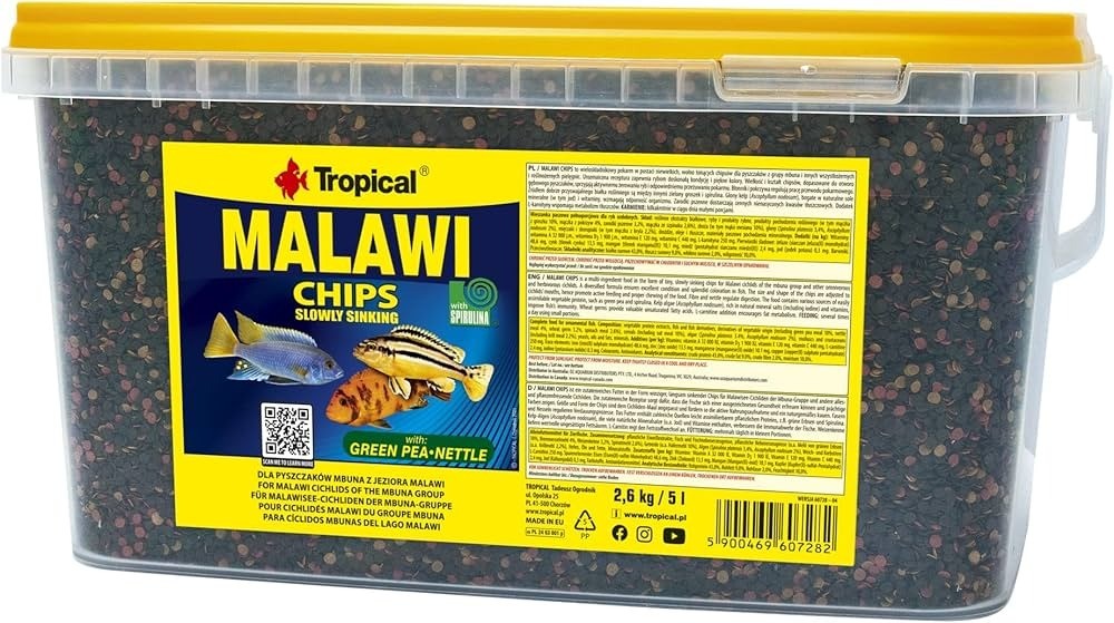 Tropical Malawi Chips Pul Yem 5 L - 2.6 Kg 5900469607282