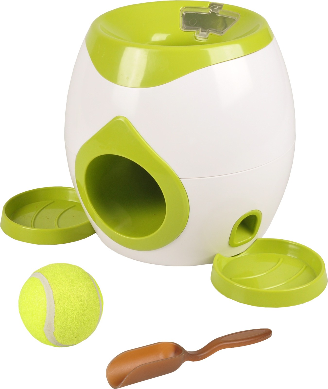 Flamingo Wilson Tenis Topu Atma - Yakalama Köpek Oyuncağı Beyaz &amp; Limon Yeşili - 29.5 Cm