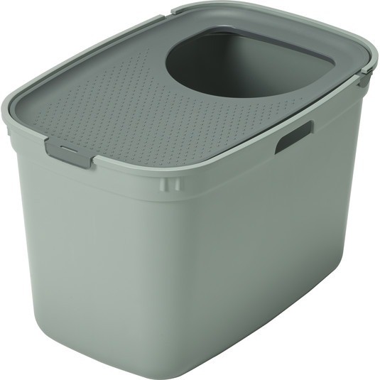 Moderna Top Cat Kapalı Kedi Tuvaleti Gri - Açık Gri 59 x 39 x 39 Cm 5412087020546