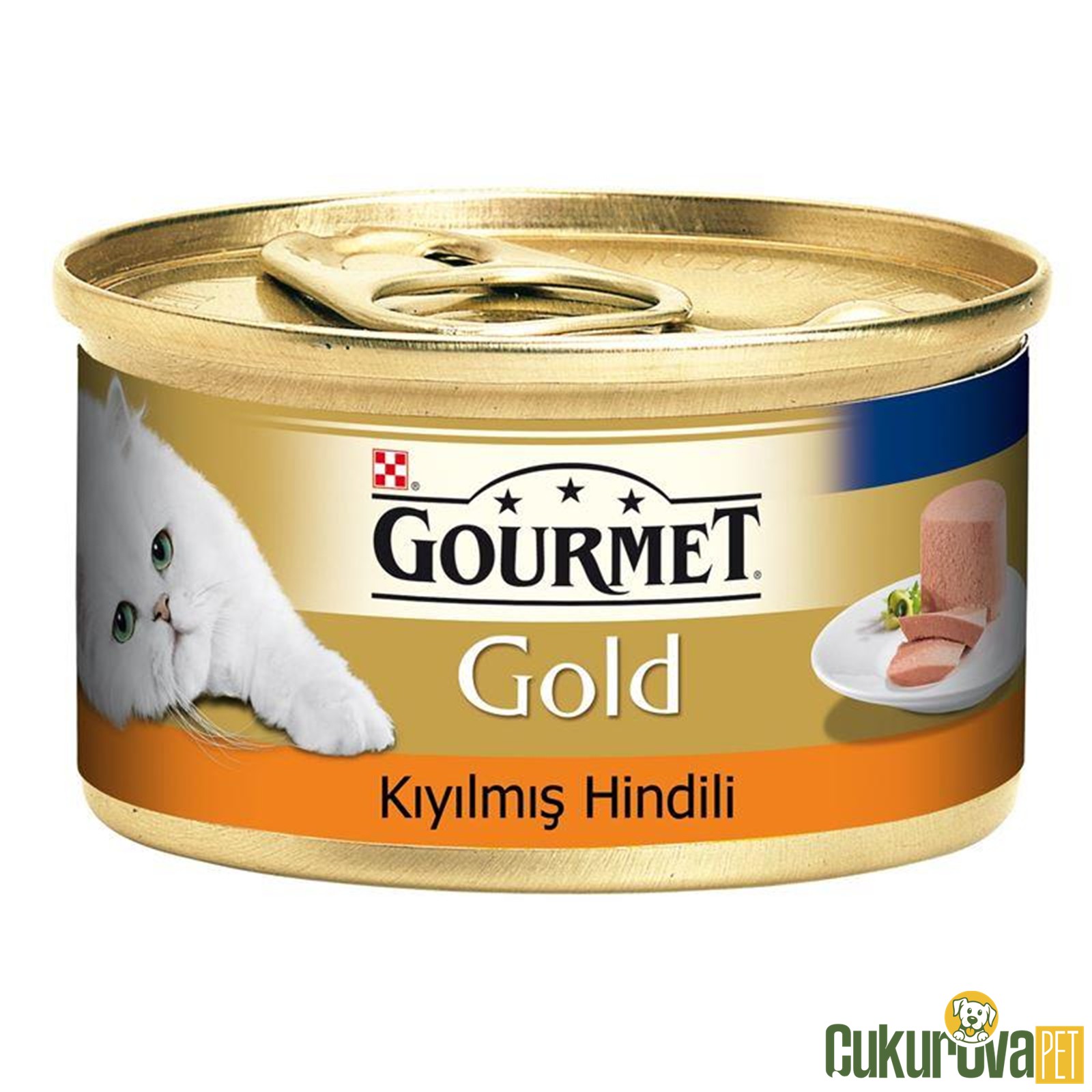 Gourmet Gold Kıyılmış Hindili Kedi Konservesi 85 Gr