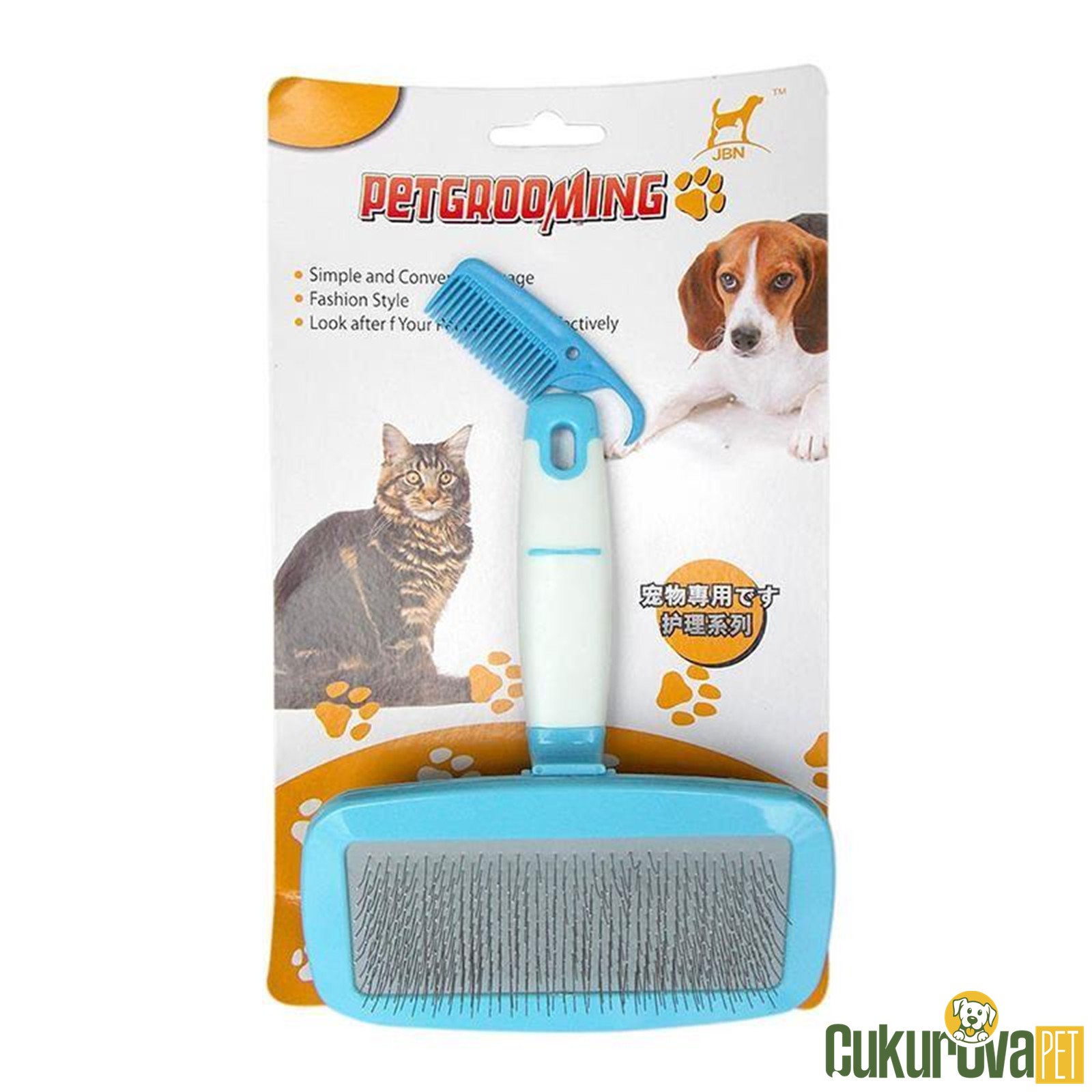 Eastland Büyük Boy Köpek Tarama Fırçası 12.5 x 9 Cm