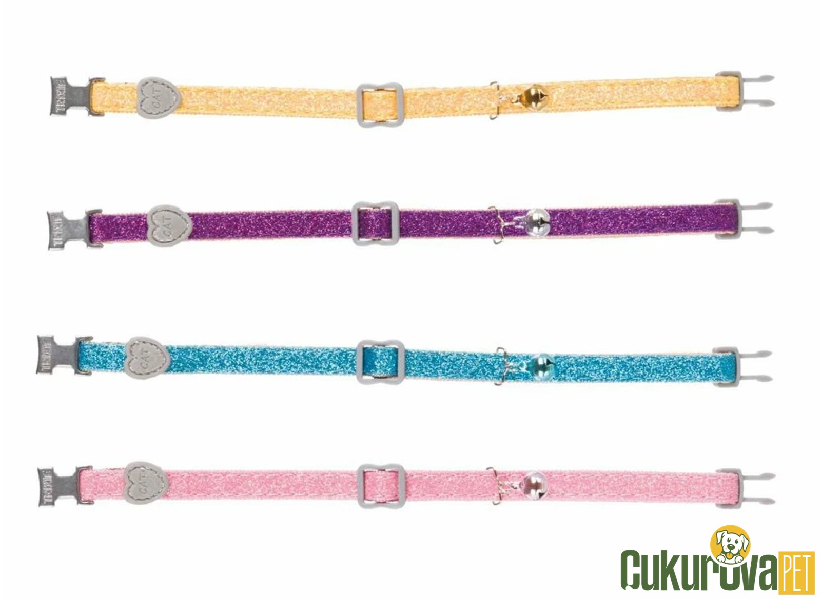 Trixie Kedi Boyun Tasması Glitter 30 Cm