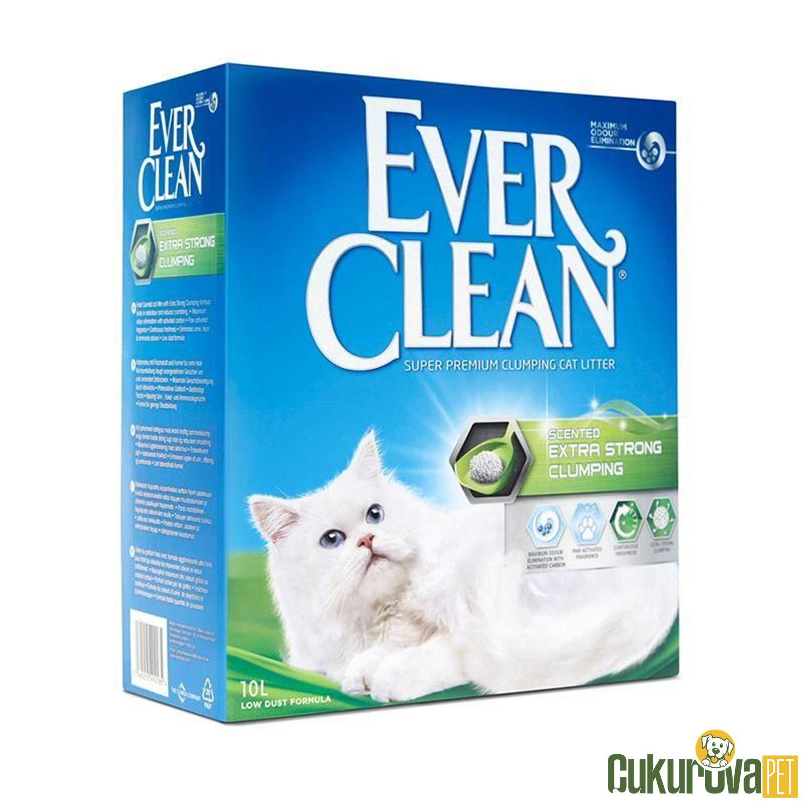 Ever Clean Extra Strength Ekstra Güçlü Kokulu Topaklanan Kedi̇ Kumu 10 L