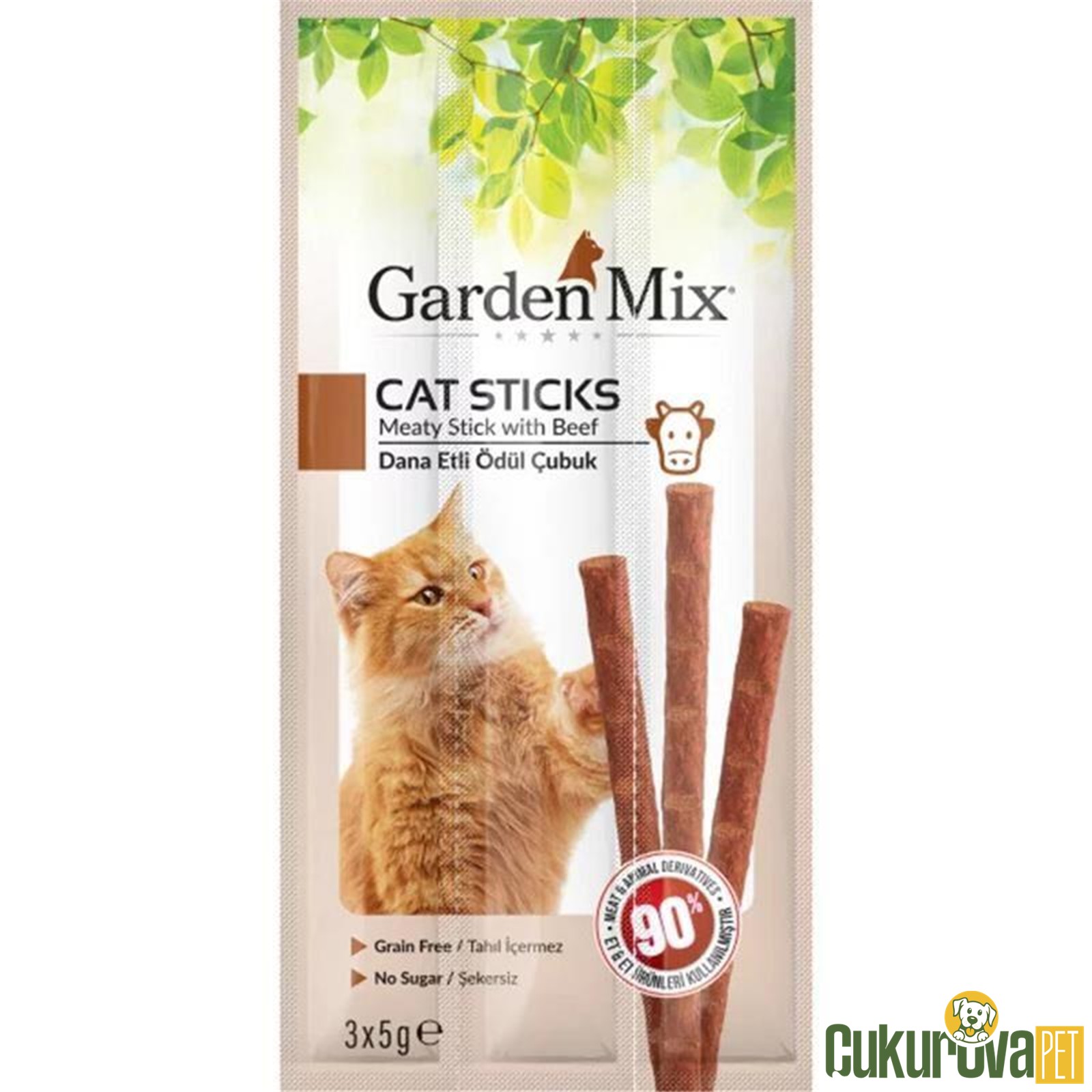 Gardenmix Dana Etli Ödül Çubuğu 3'lü 15 Gr