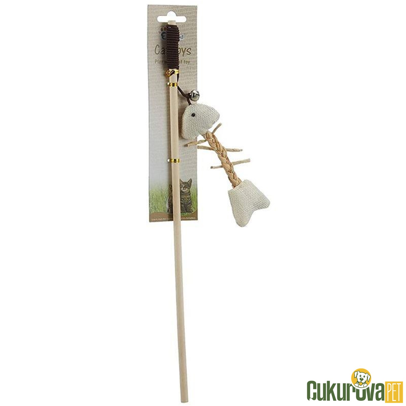 Eastland Balıklı Olta Kedi Oyuncağı 40 Cm