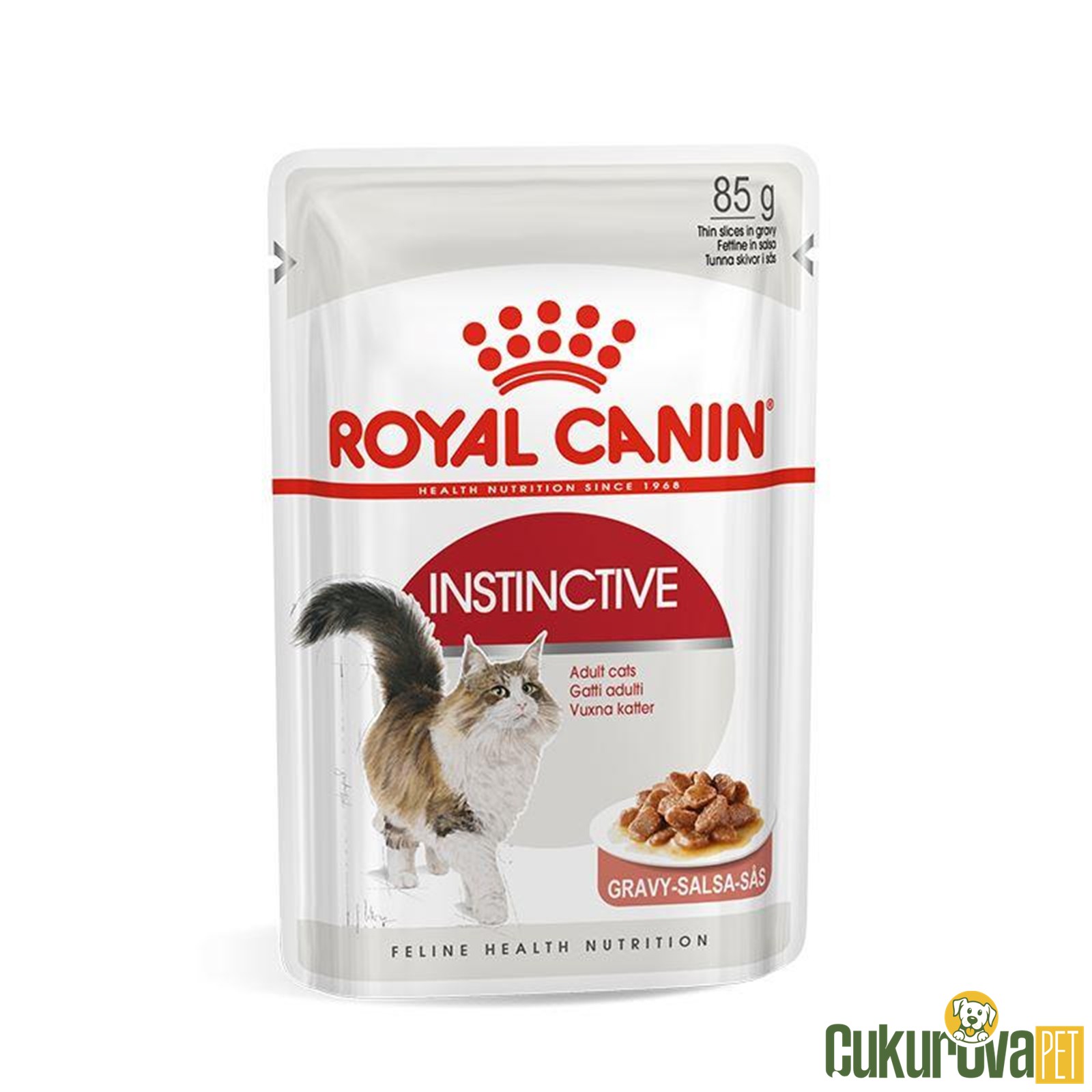 Royal Canin Instinctive Gravy Yetişkin Kedi Yaş Maması 85 Gr