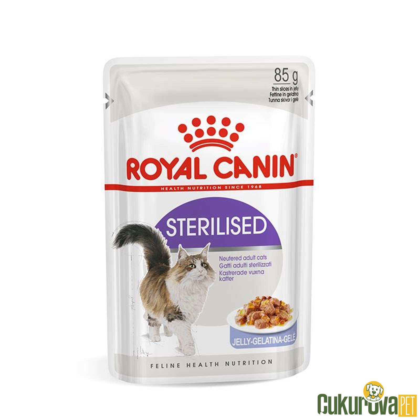 Royal Canin Sterilised Jelly Kısırlaştırılmış Kedi Yaş Maması 85 Gr