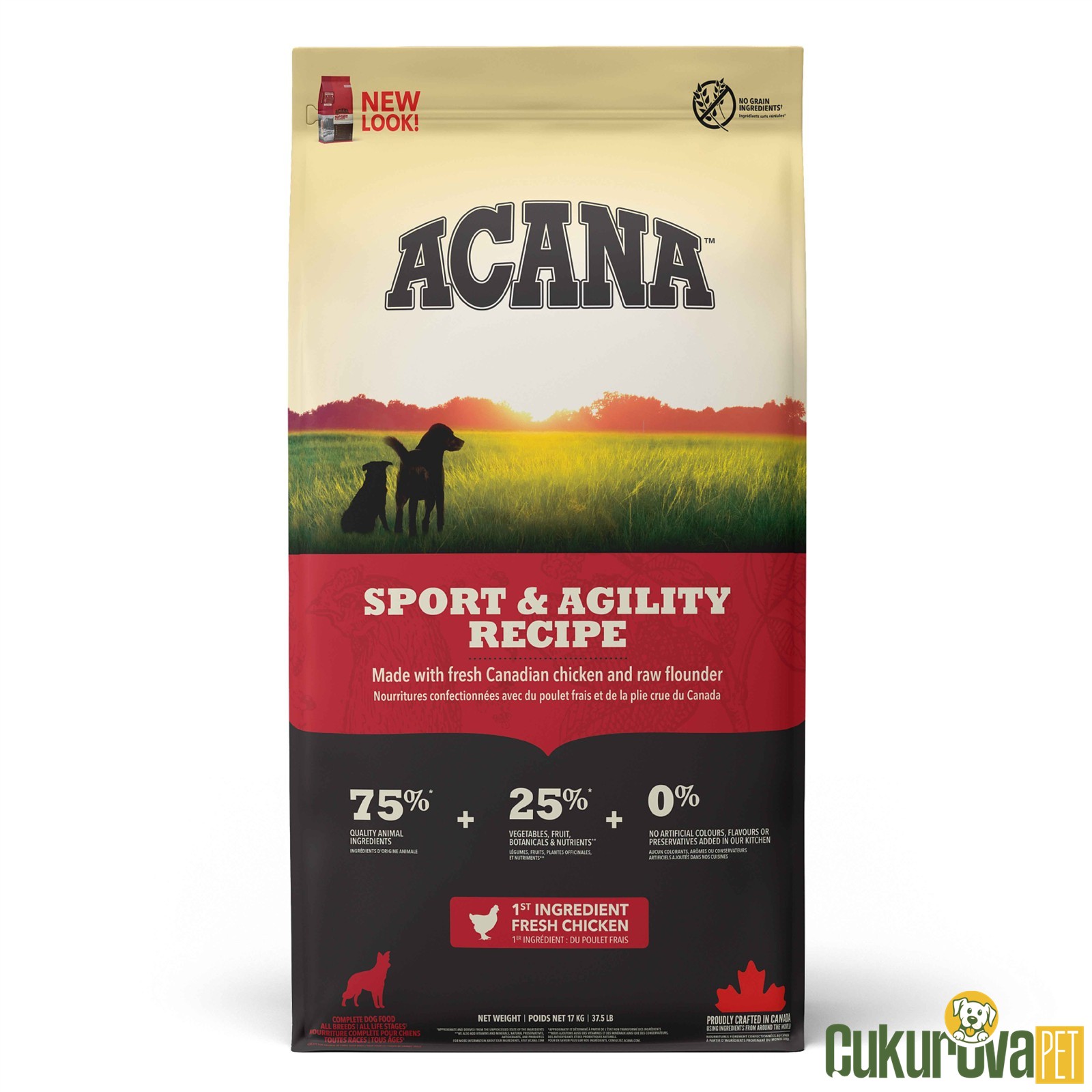 Acana Sport Agility Recipe Tüm Yaşam Evreleri İçin Köpek Maması 17 Kg