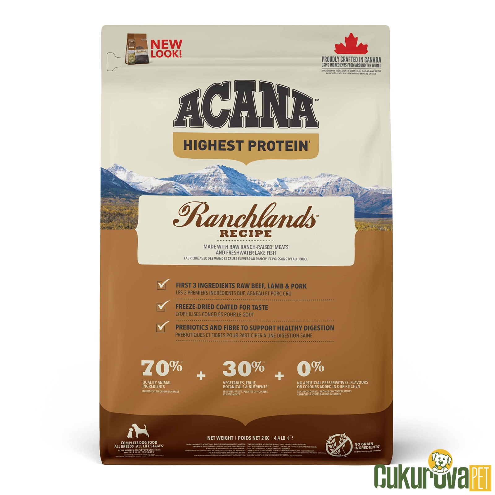 Acana Ranchlands Recipe Tüm Yaşam Evreleri İçin Köpek Maması 11.4 Kg
