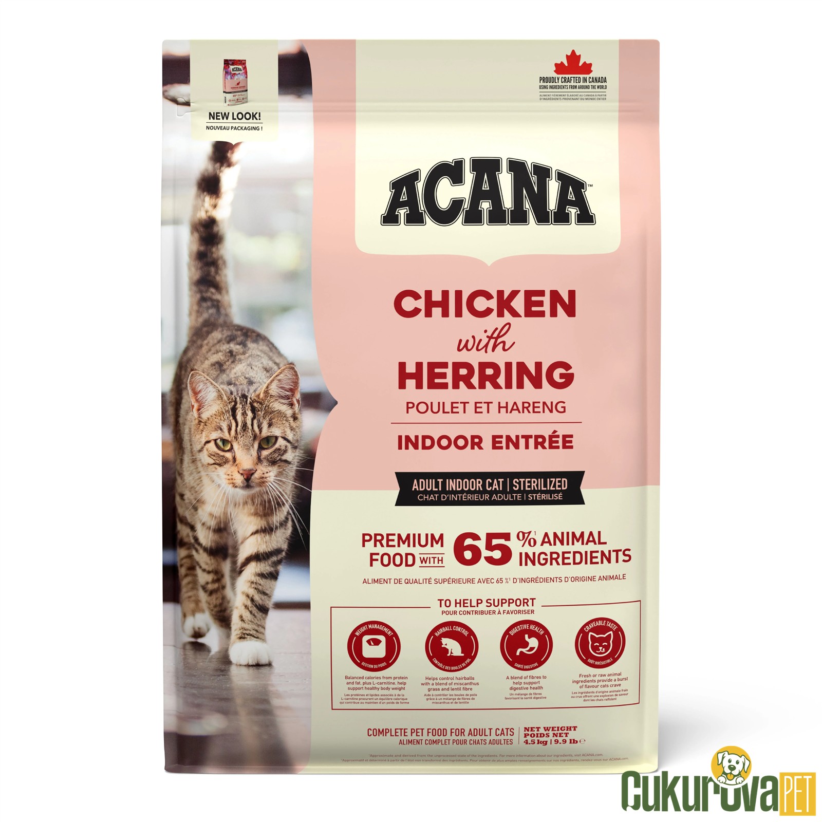 Acana Indoor Entree Kısırlaştırılmış Kedi Maması 4.5 Kg