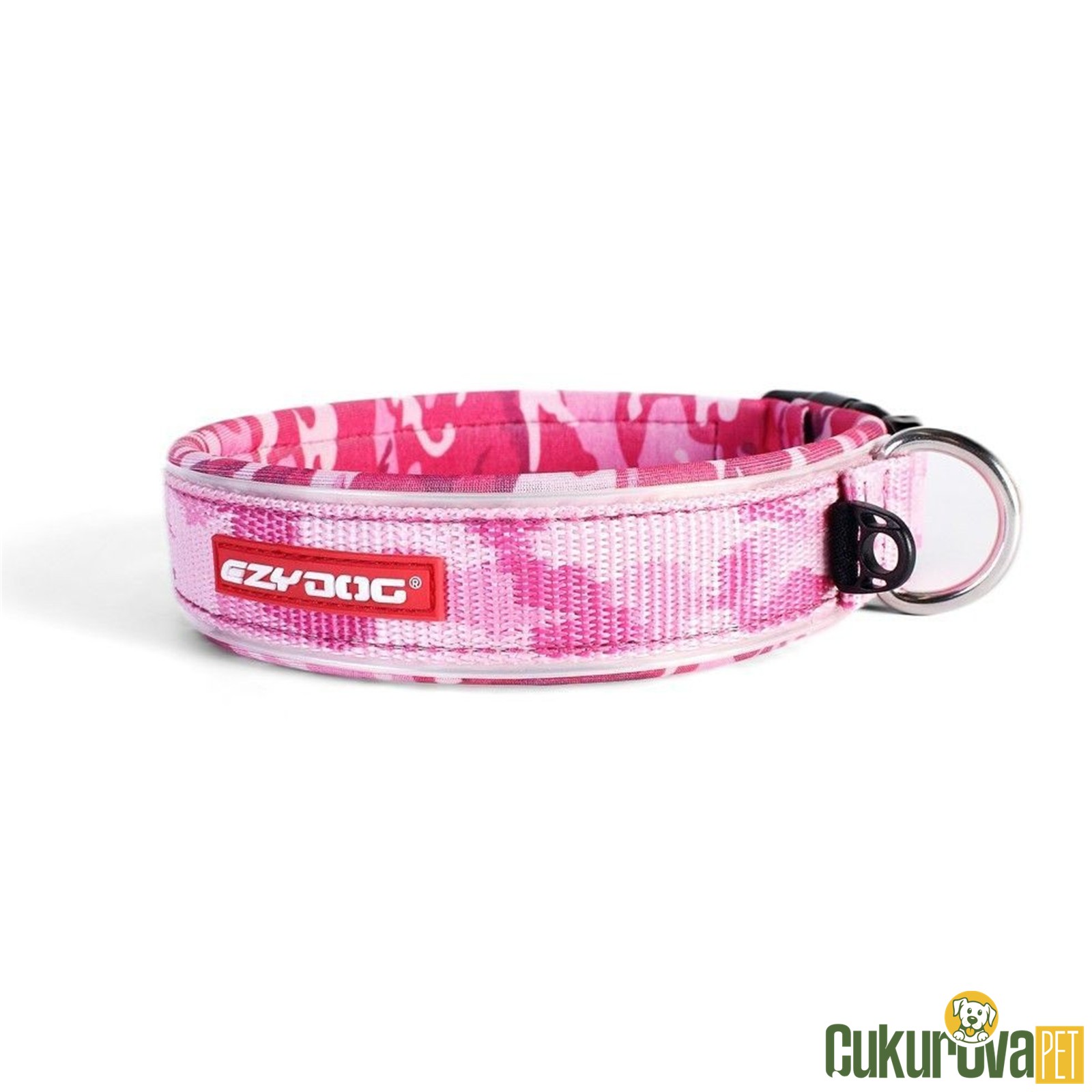Ezydog Neo Classic Wide Boyun Tasması 3 Xl - Pembe Kamuflaj