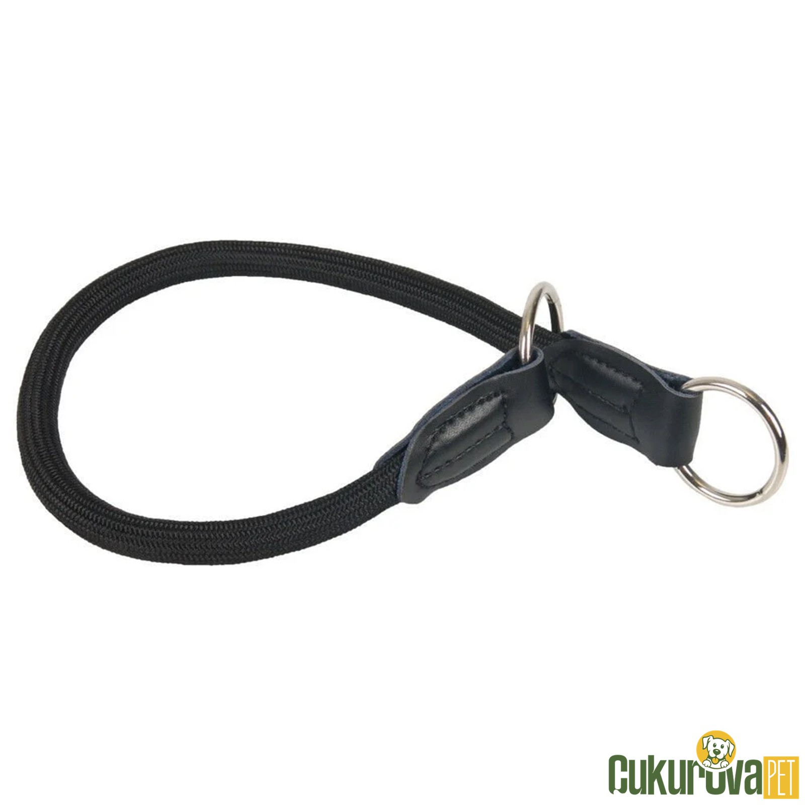 Karlie Suni Deri Eğitim Tasma Siyah 40 x 1.2 Cm