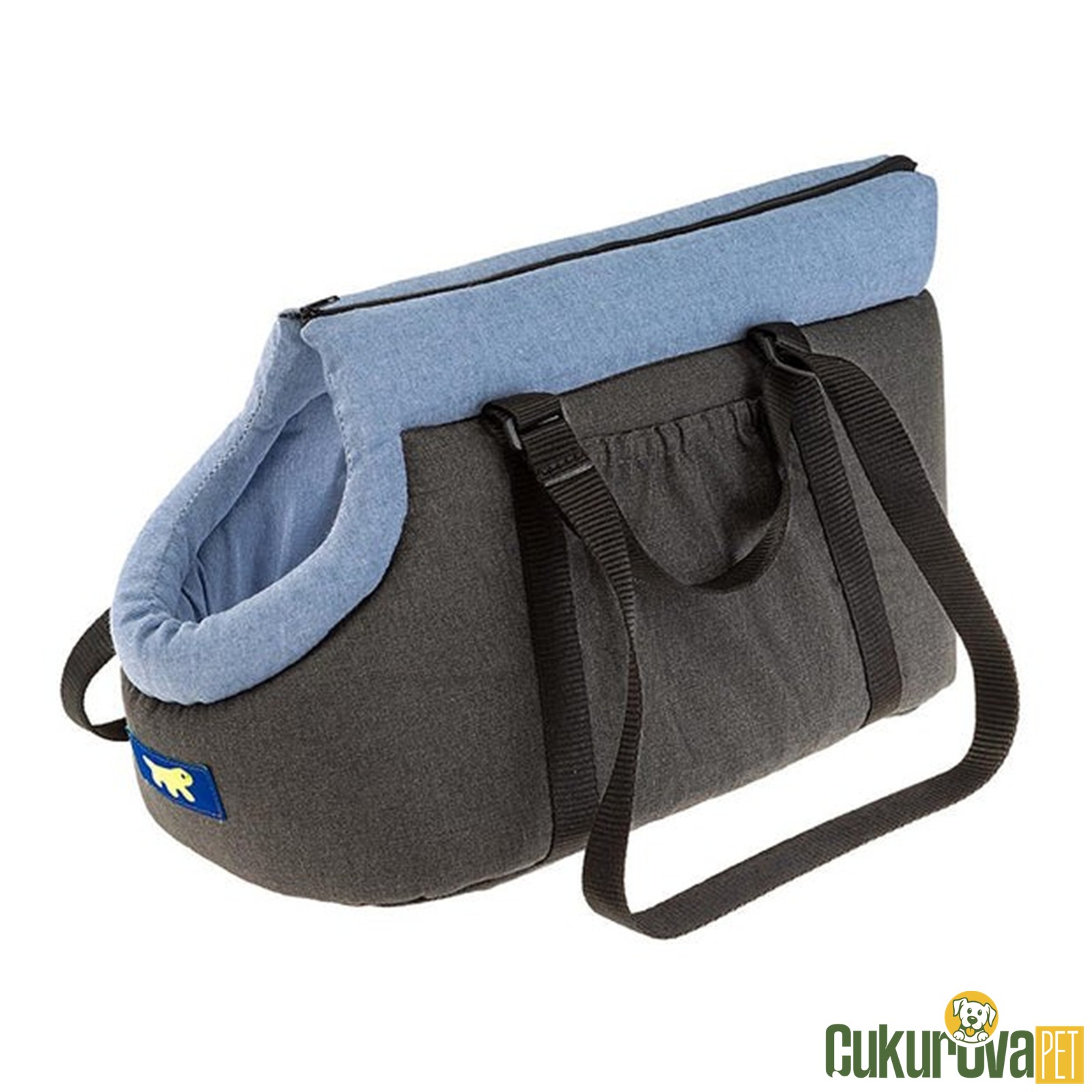 Ferplast Kedi̇ & Köpek Borsello 50 Taşıma Çantası - 43 x 24 x 24 Cm - Mavi̇
