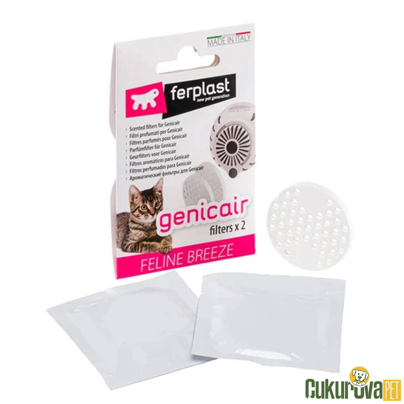 Ferplast Geniceair Otomatik Koku Gi̇deri̇ci̇ Yedek Fi̇ltre