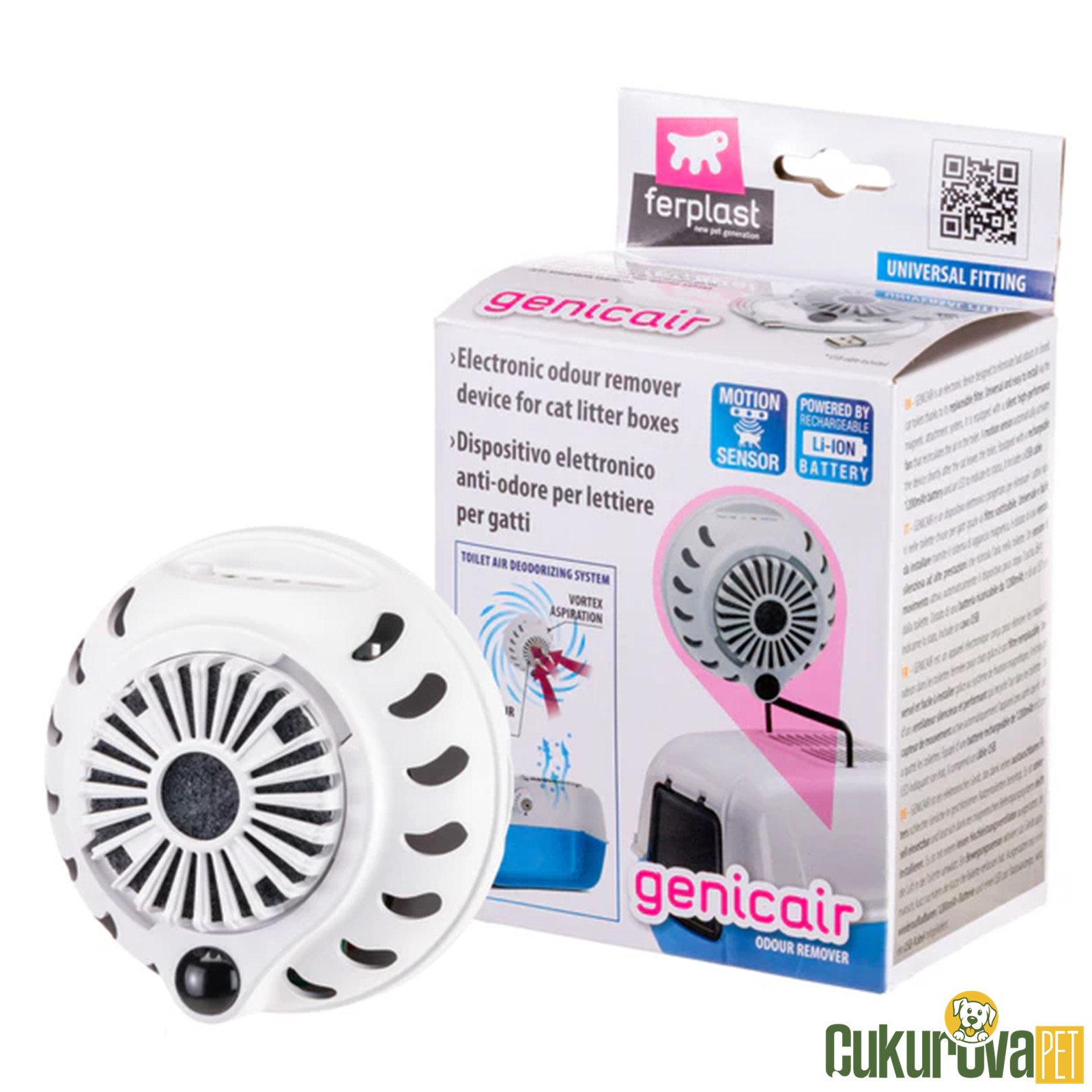 Ferplast Genciceair Kedi Tuvaleti Otomatik Koku Giderici