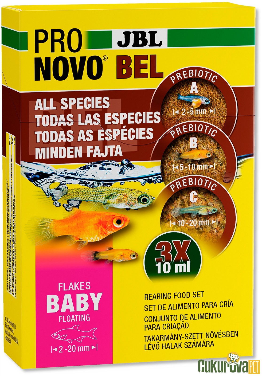 Jbl Pronovo Bel Flakes Baby Pul Yem 3 x 10 Ml