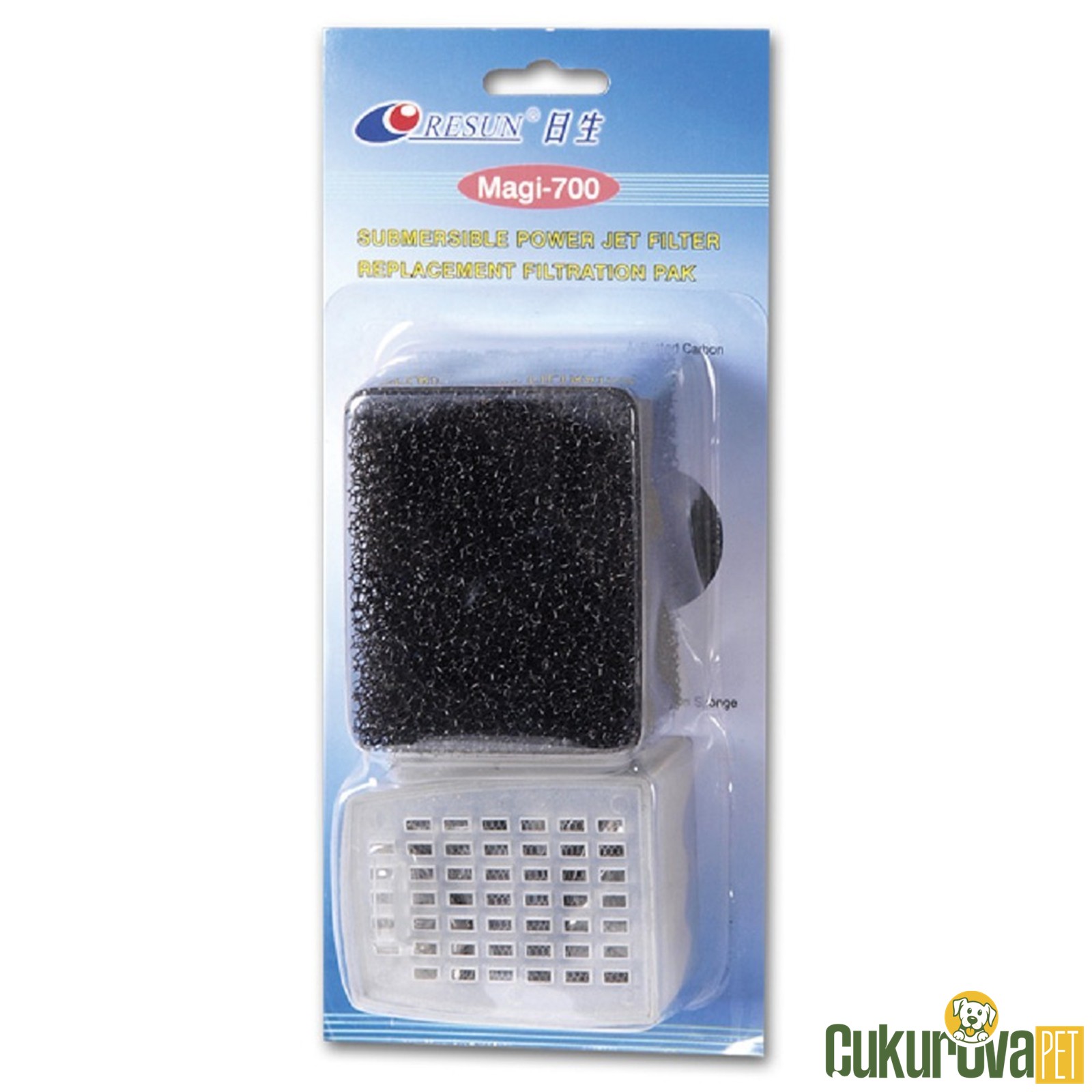 Resun Fi̇ltre Malzemesi̇ Magi 700 Sünger + Akti̇f Karbon