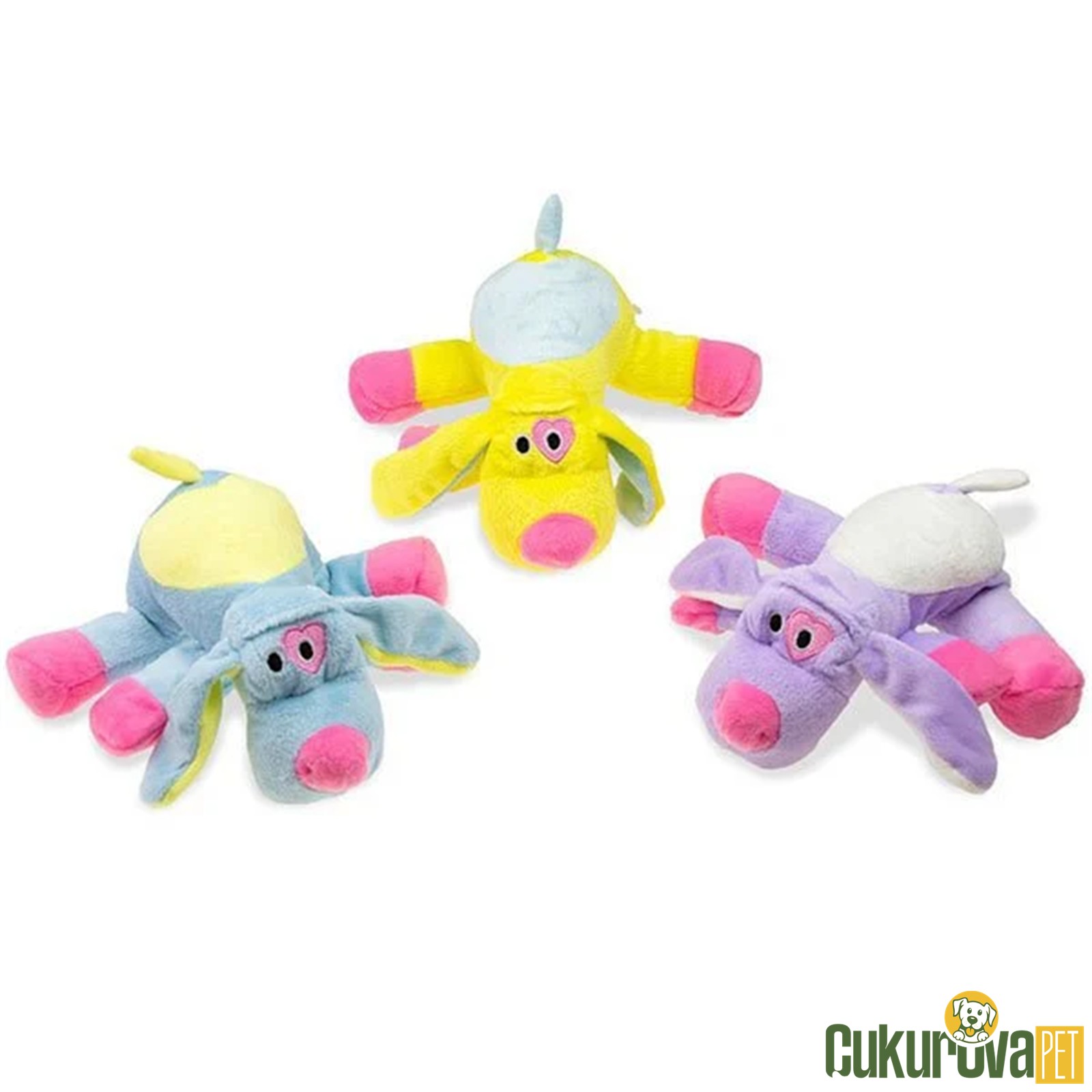 Karlie Köpek Oyuncağı Peluş Flocki Karışık Renkli 21 x 8 Cm