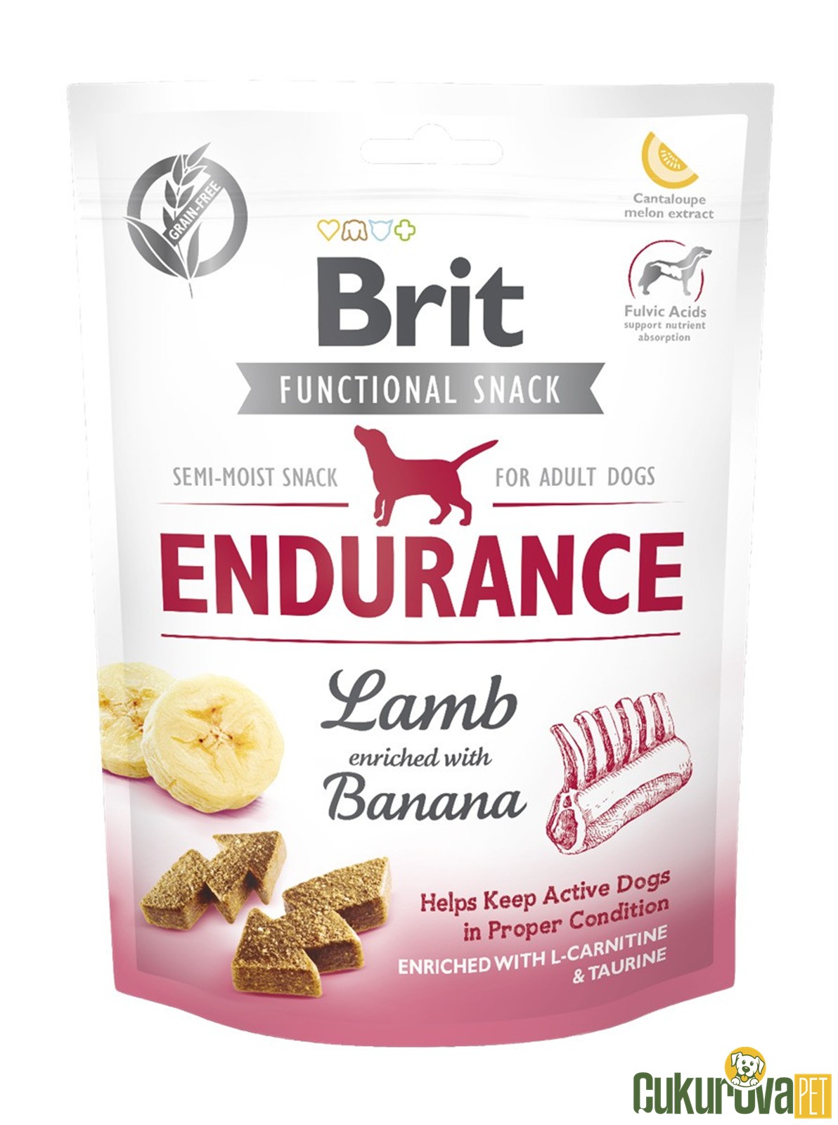 Brit Endurance Kuzu Etli̇ Ve Muzlu Köpek Ödülü 150 Gr