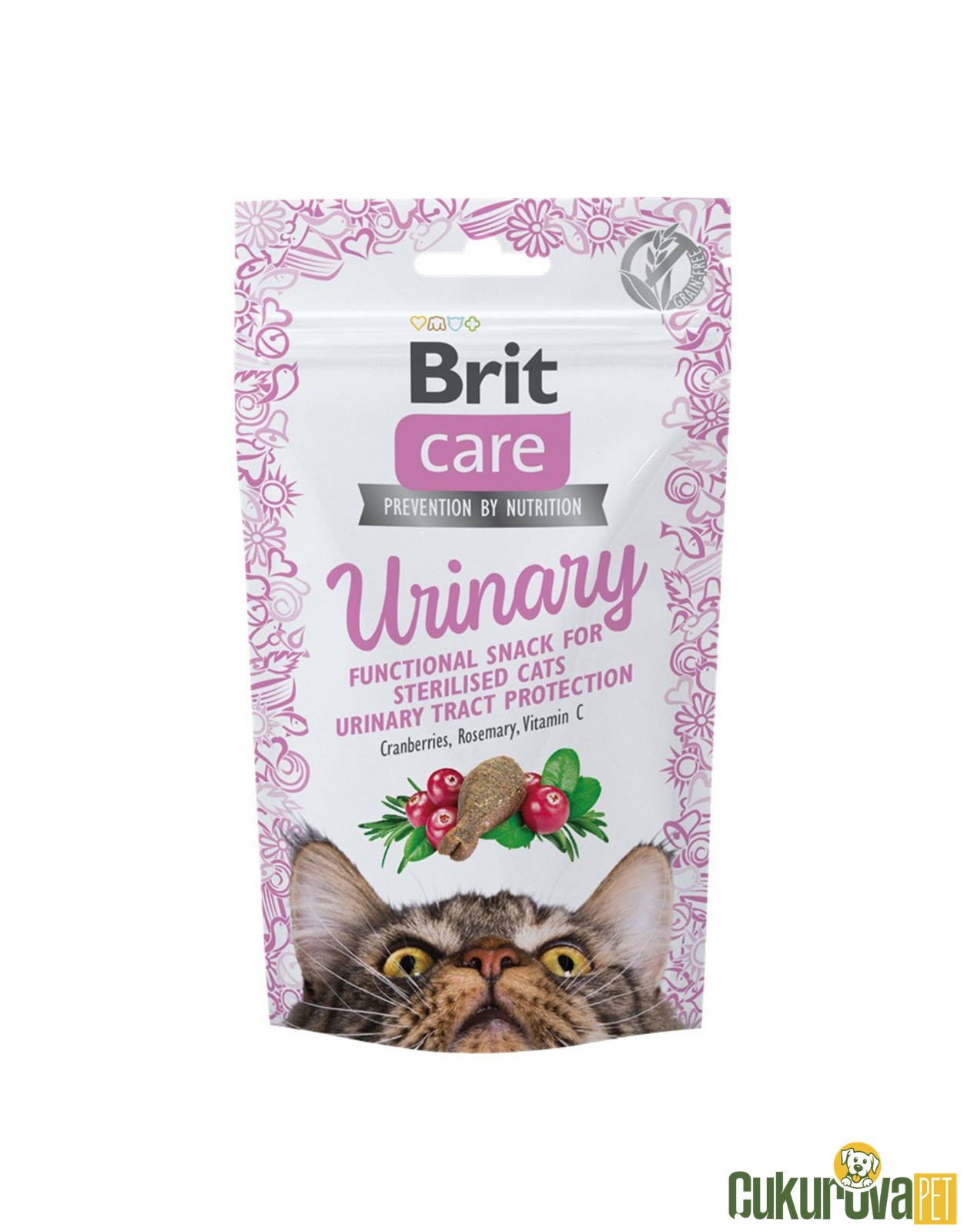 Brit Care Urinary İdrar Yolu Sağlığı Destekleyici Kedi Ödül Tableti 50 Gr