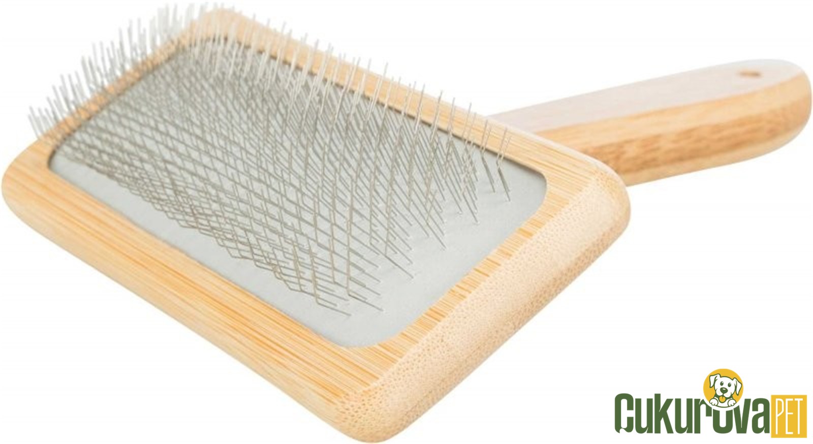Trixie Kedi̇ & Köpek Tarama Fırçasi Bambu - Metal 12 x 15 Cm