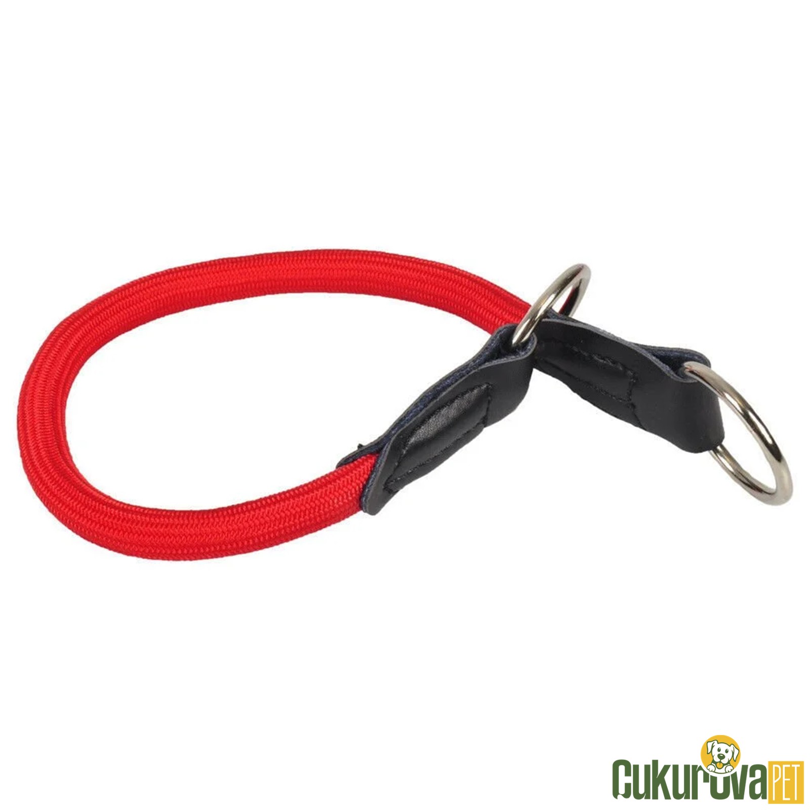 Karlie Suni Deri Eğitim Tasma Kırmızı 50 X 1.2 Cm