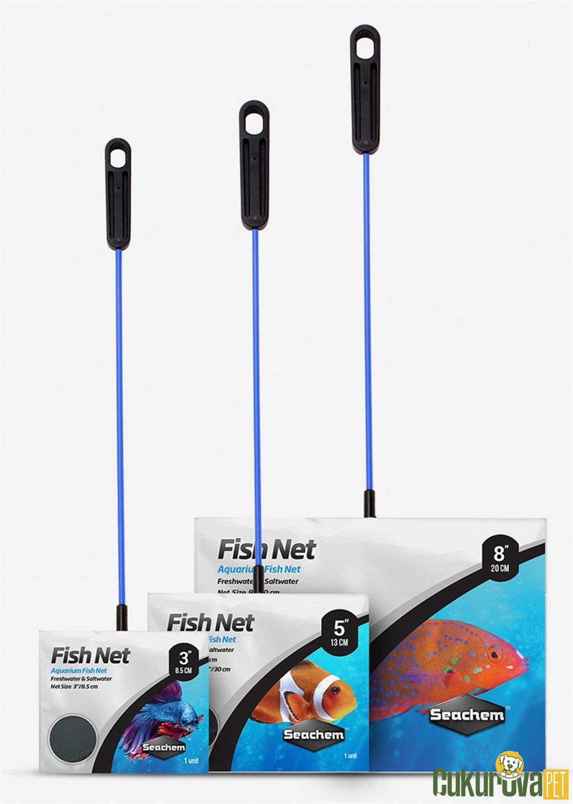 Seachem Fish Net Fine Mesh Balık Kepçesi 30 Cm