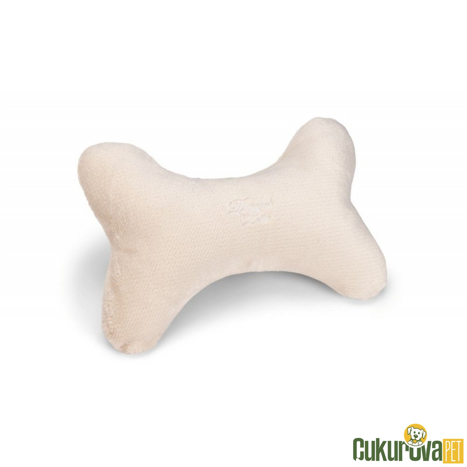 Karlie Peluş Kemik Yastık Köpek Oyuncağı Krem Rengi - 35 x 23 Cm
