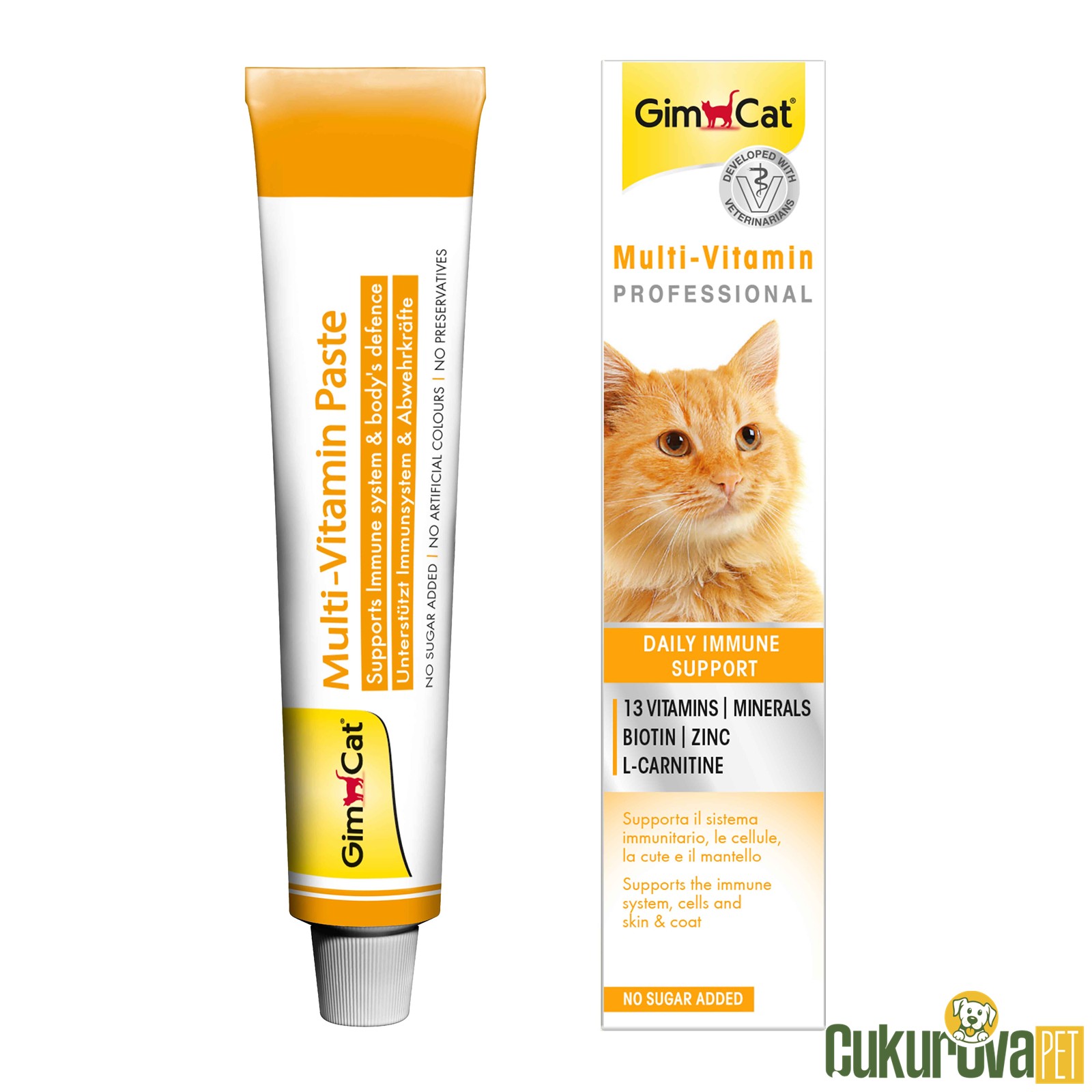 Gimcat Multi - Vitamin Kedi̇ Macunu 20 Gr