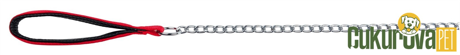 Trixie Köpek Zi̇nci̇r Uzatma Tasması Kırmızı - 1 M x 3 Mm