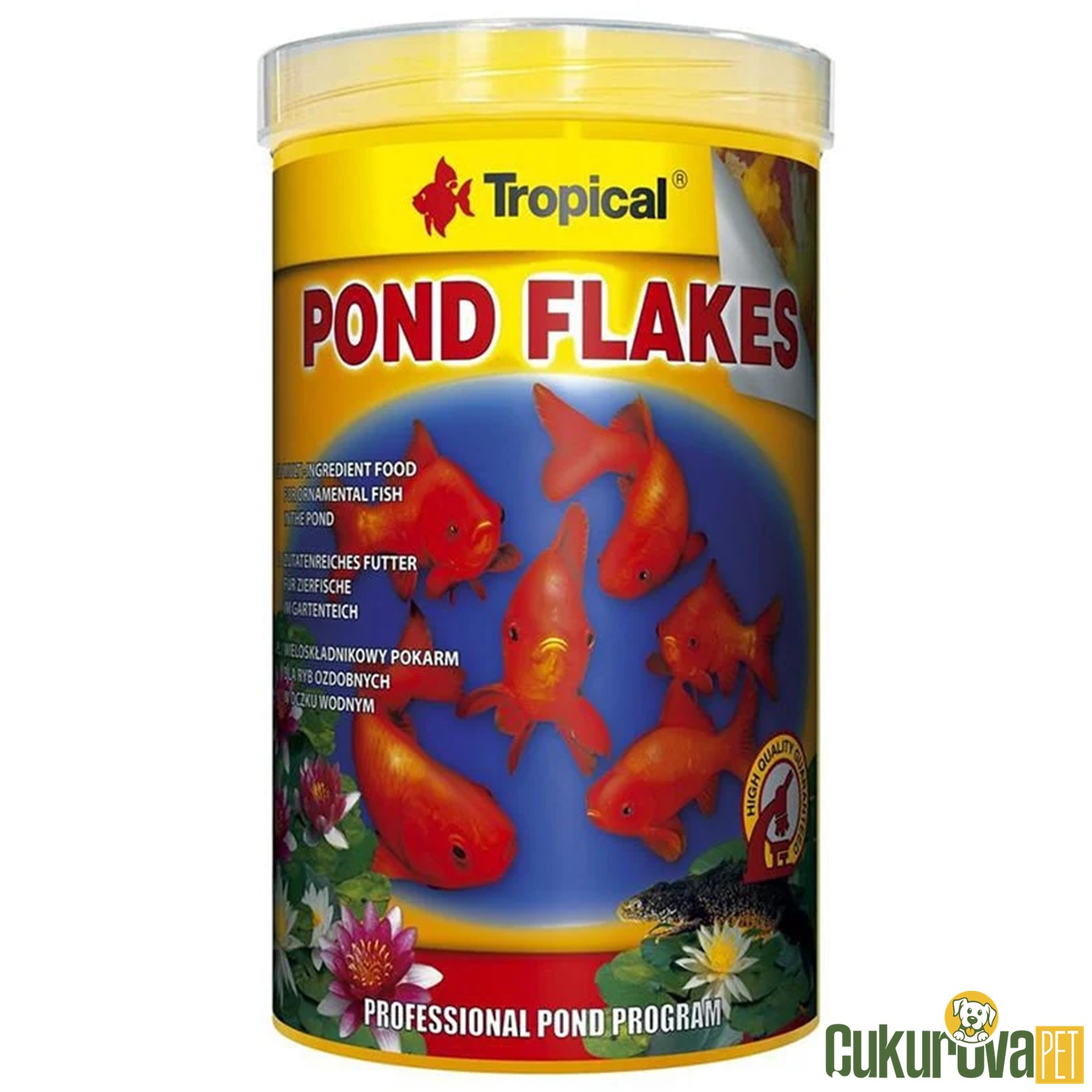 Tropical Pond Flakes 1000 Ml - 145 Gr