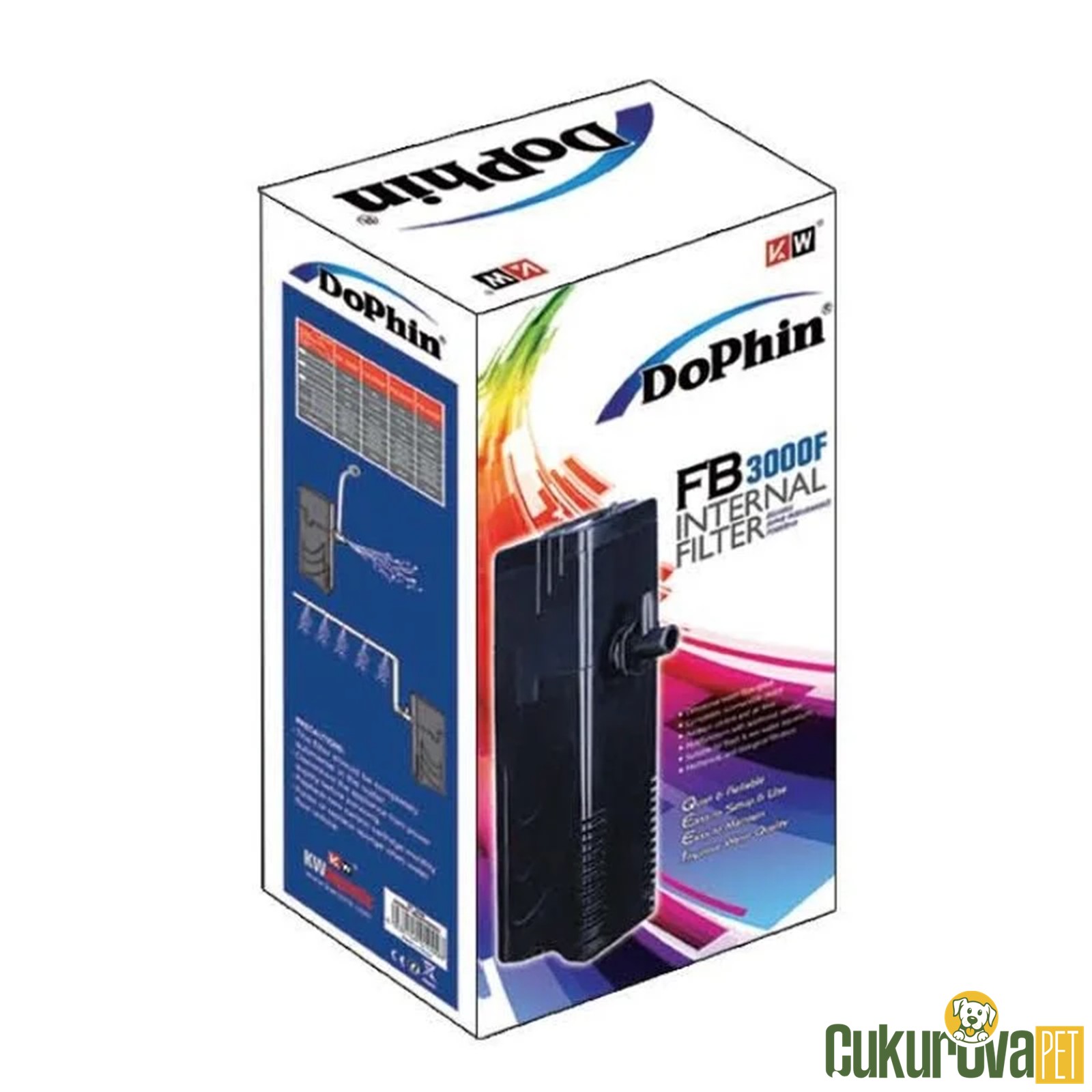Dophin FB3000 F Akvaryum İç Filtre