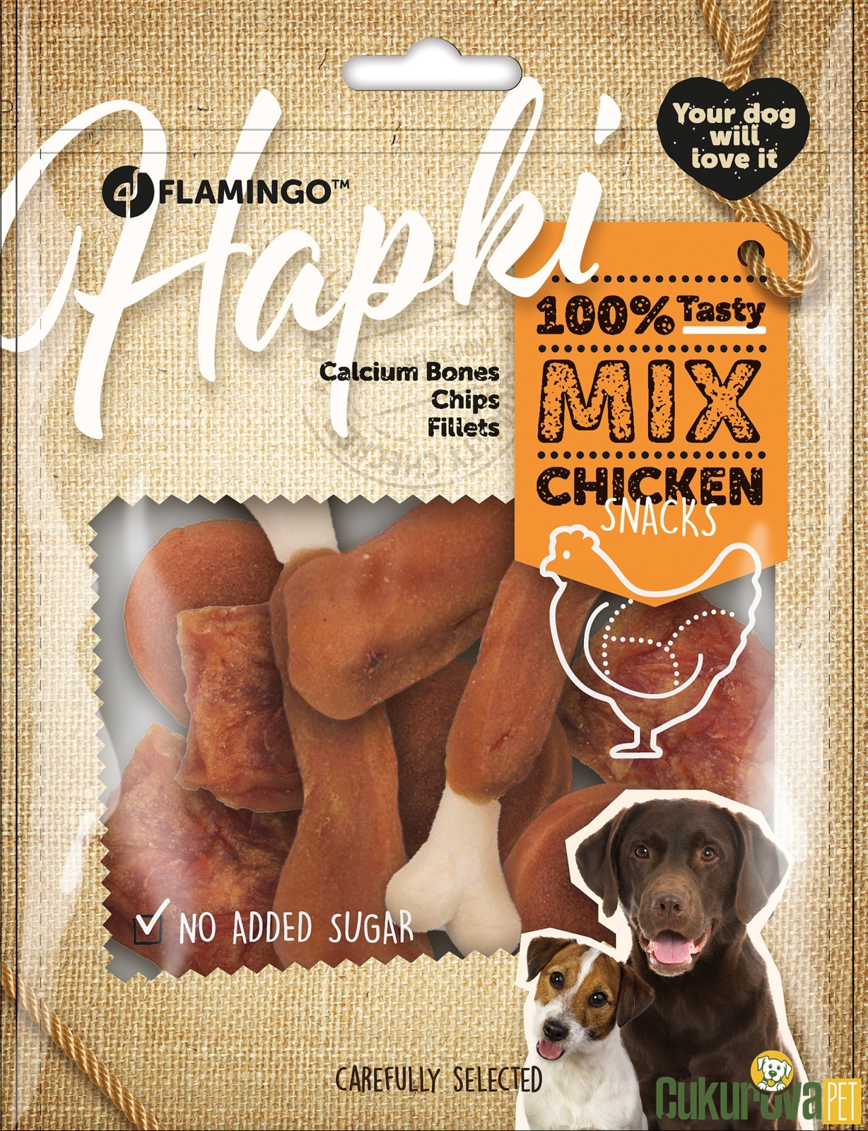 Flamingo Mix Tavuklu Karışık Köpek Ödül Maması 170 Gr