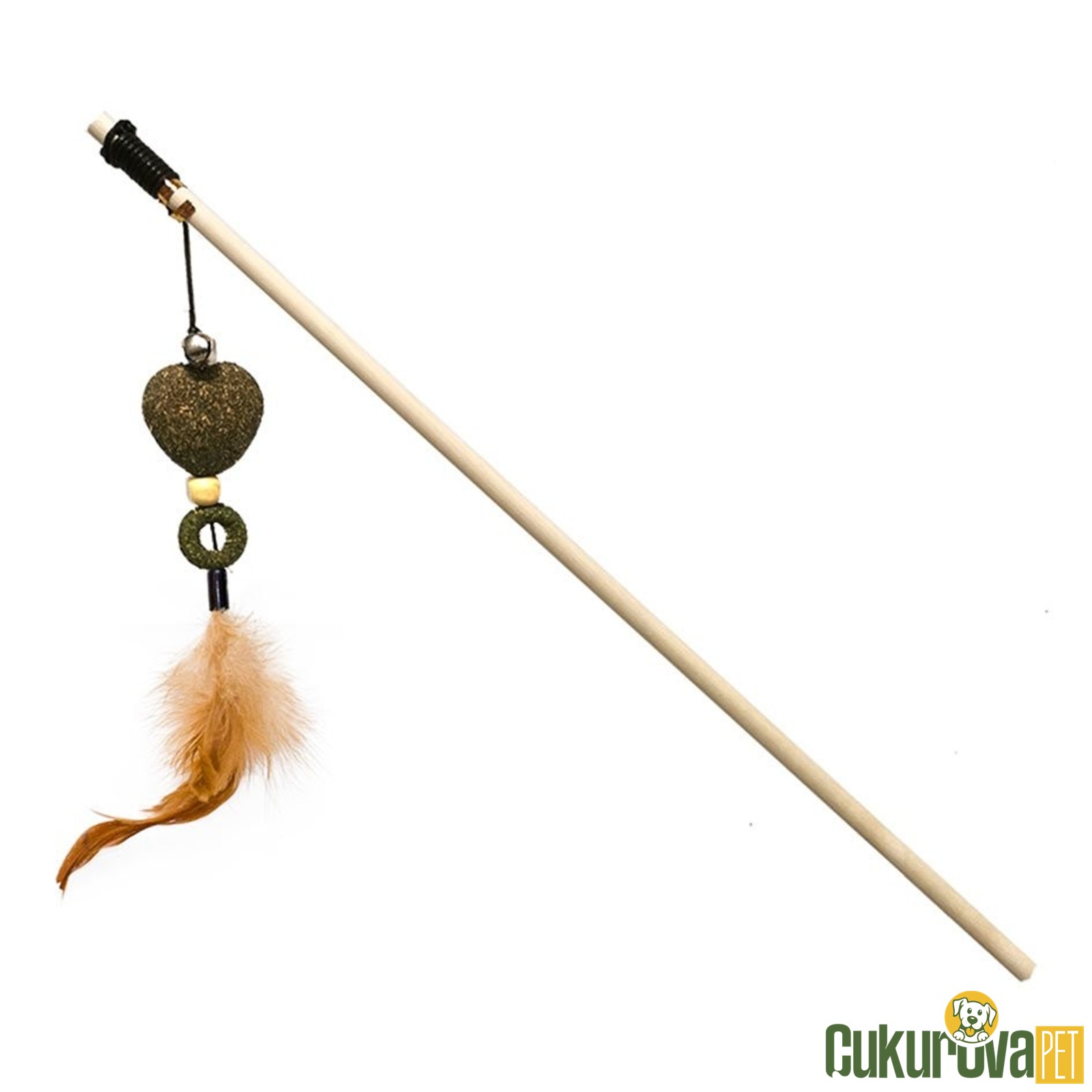 Eastland Tüylü Catnipli Kalp Kedi̇ Oltası 40 Cm