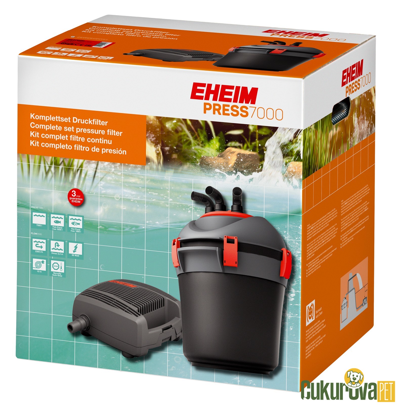 Eheim Pond Press 7000 Havuz Fi̇ltresi̇