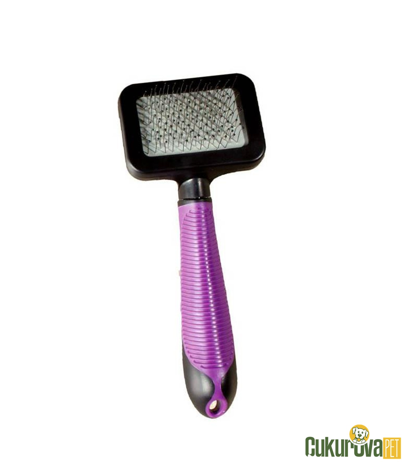 Karlie Kedi Firçası 7.5 X 7 Cm Mor - Siyah