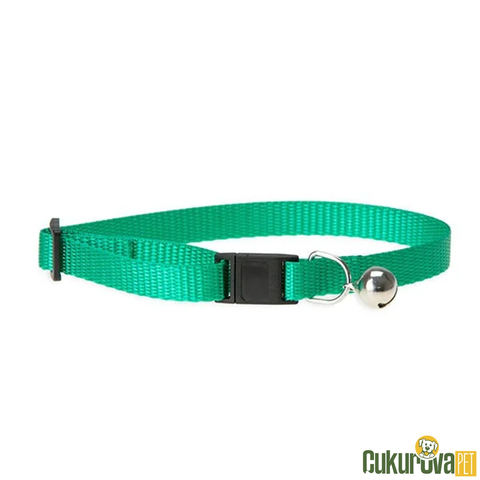 Karlie Art Sportiv Kedi Boyun Tasması Yeşil M - 10 Mm x 30 Cm