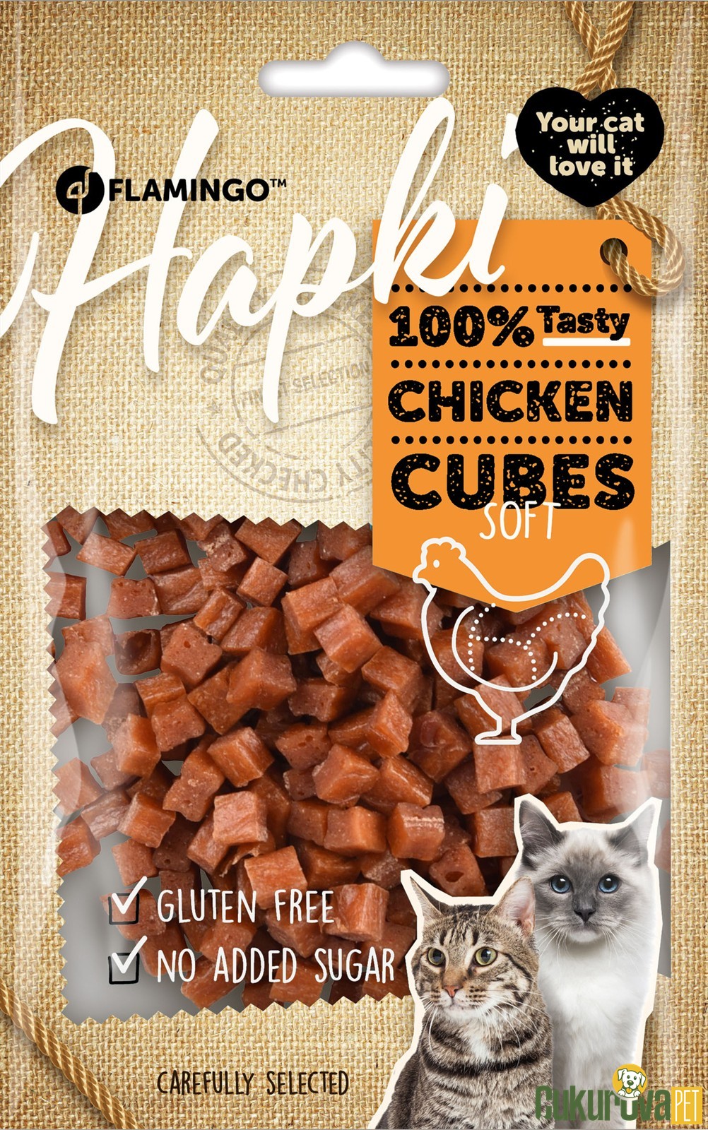 Flamingo Hapki Tavuklu Küp Kedi̇ Ödül Maması 85 Gr