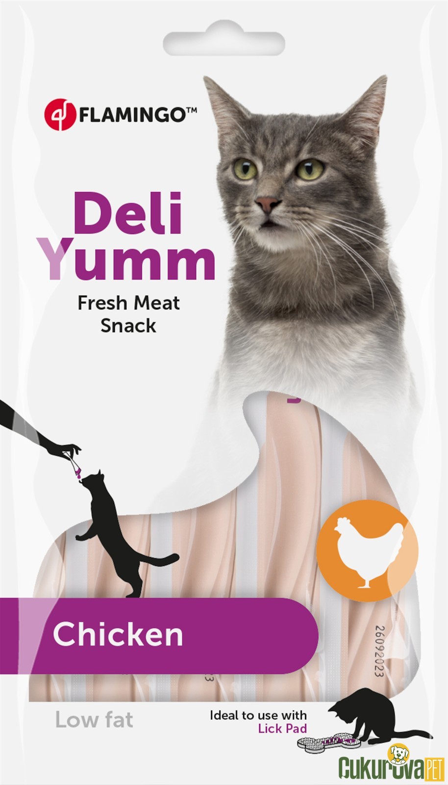 Flamingo Deli̇ Yumm Tavuklu Krema Kedi̇ Ödül Maması 14 Gr - 5'li̇