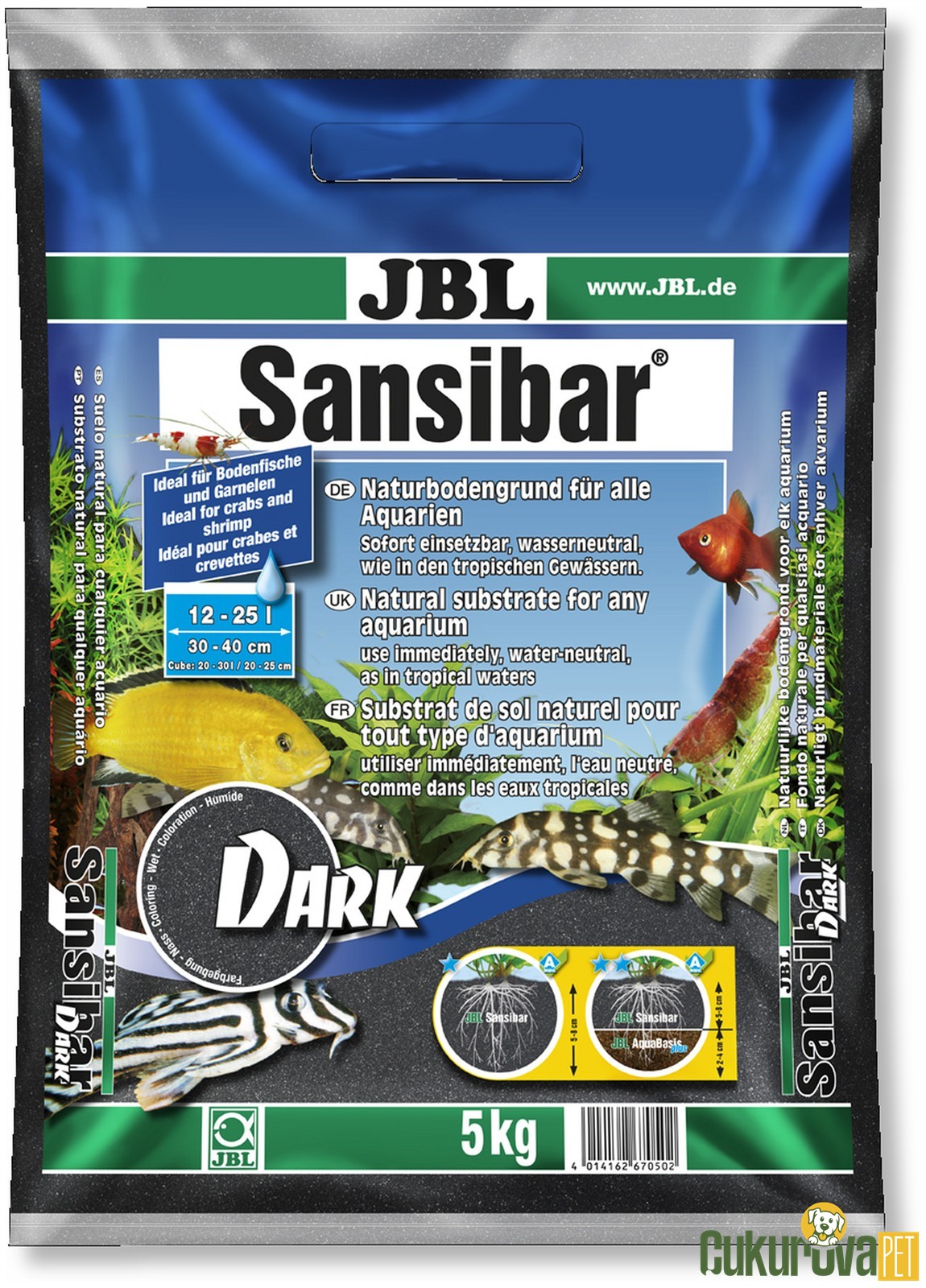 Jbl Sansibar Dark 0.2 - 0.5 Mm - 5 Kg Bi̇tki̇ Kumu