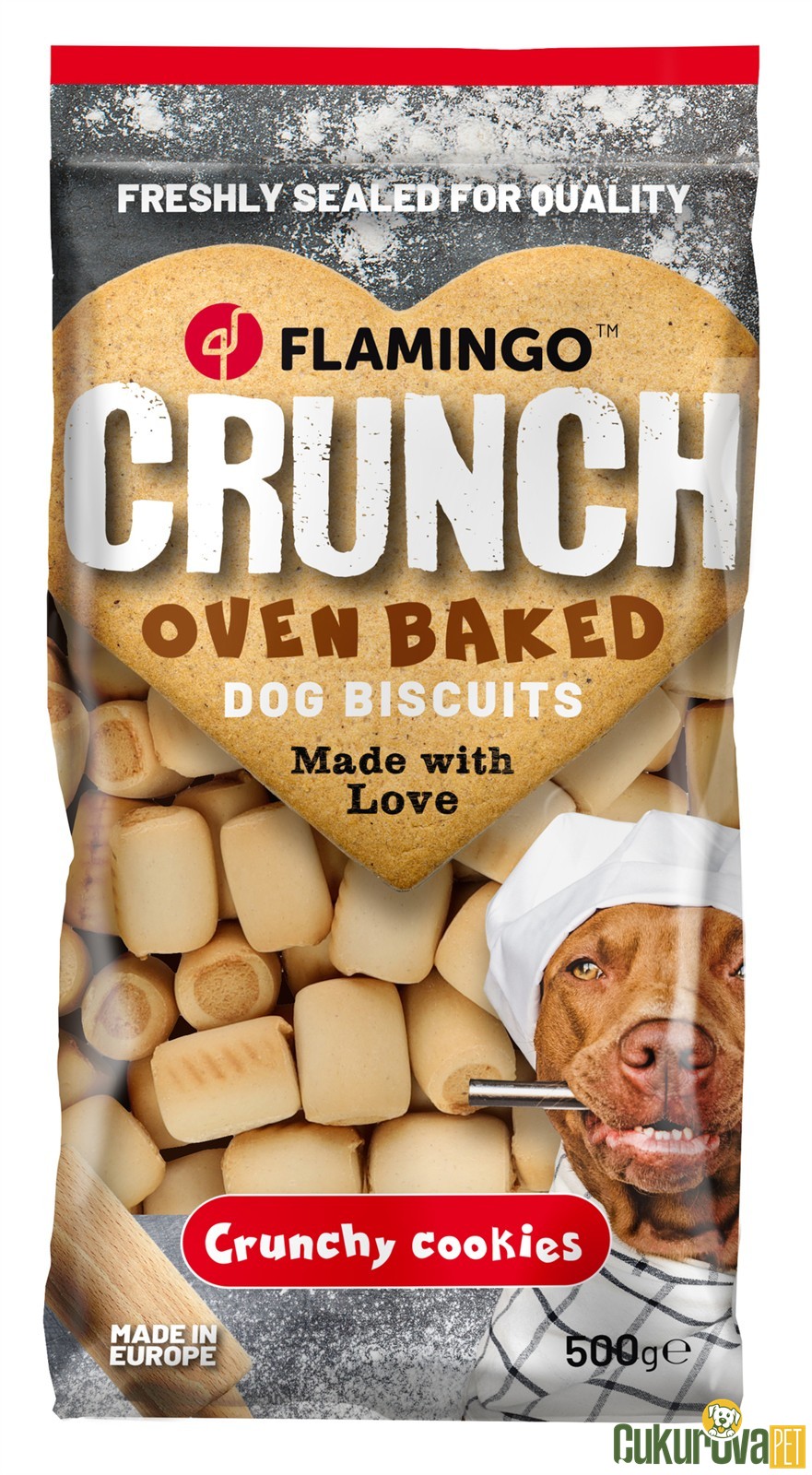 Flamingo Kıtır Mini Kraker Köpek Ödül Bi̇sküvi̇si̇ 500 Gr