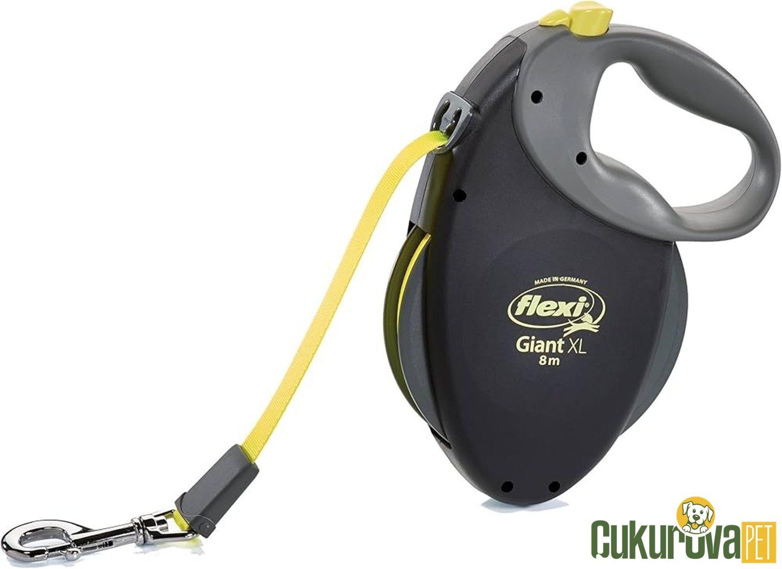 Flexi Neon Giant 8 M M Şeri̇t Ti̇pi̇ Gezdi̇rme Kayışı